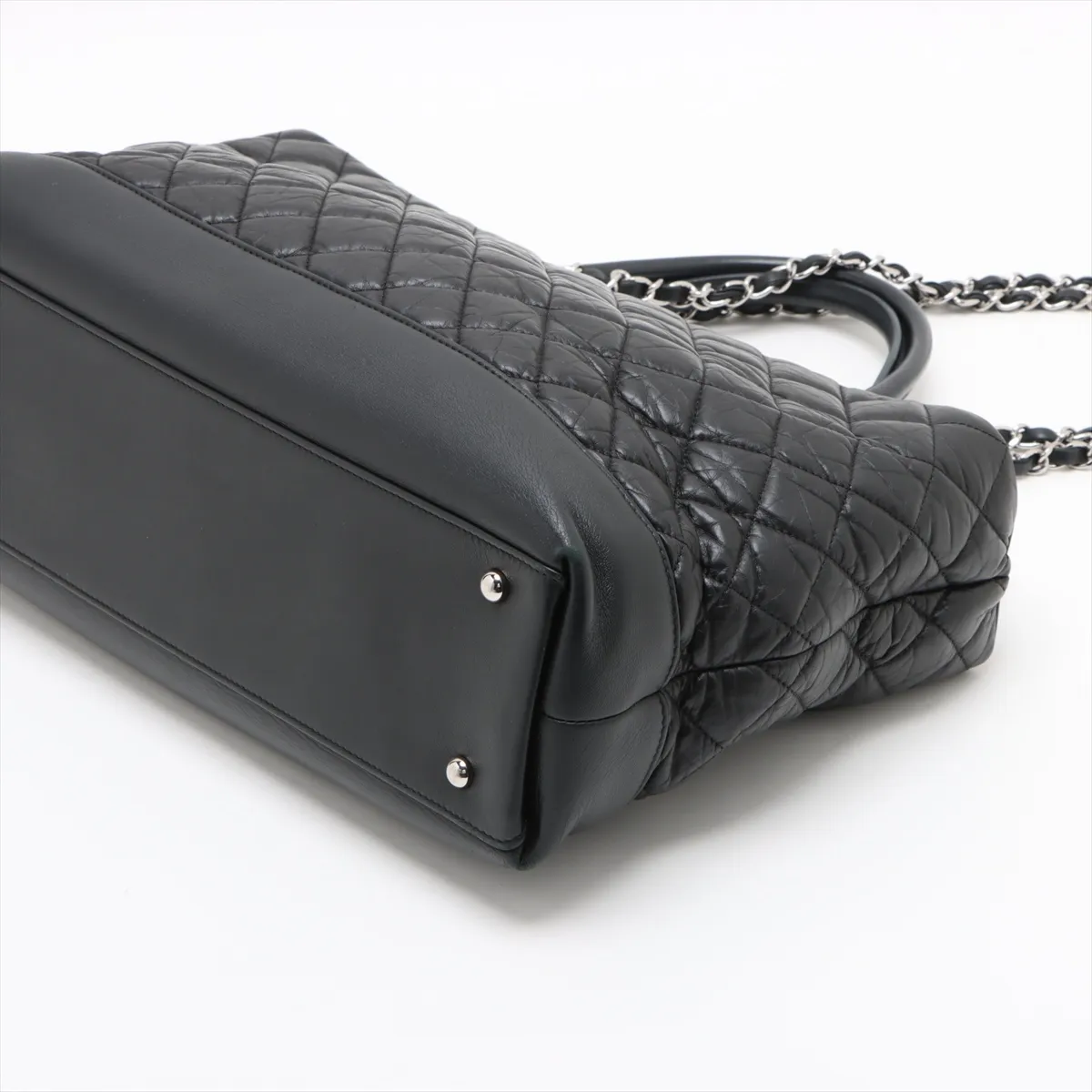 Portobello Vintage Calf 2WAY Tote Bag Black Silver Hardware 15734920 15th Series — view 3
