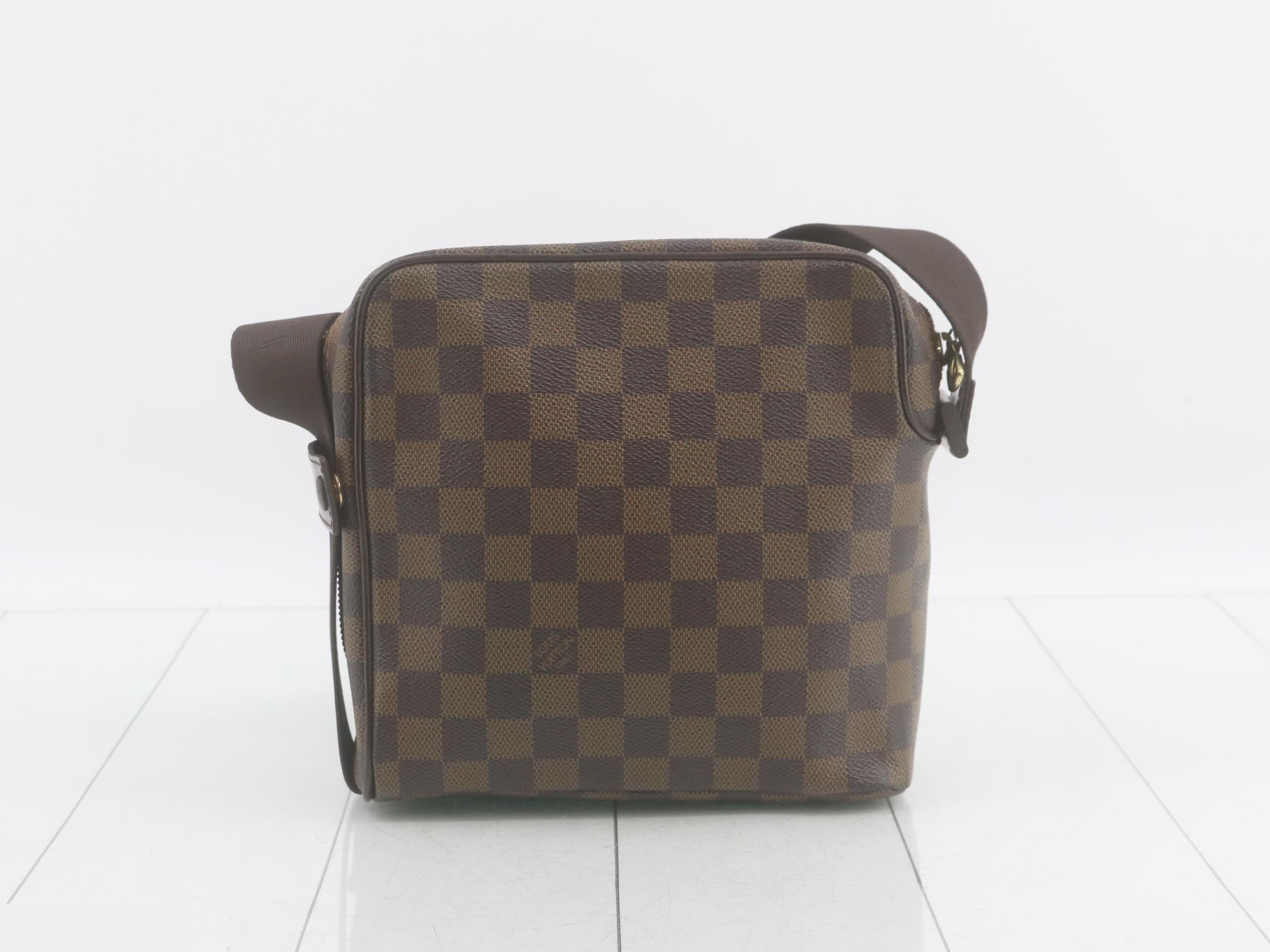 Olaf PM Damier Ebene Shoulder Bag — view 2