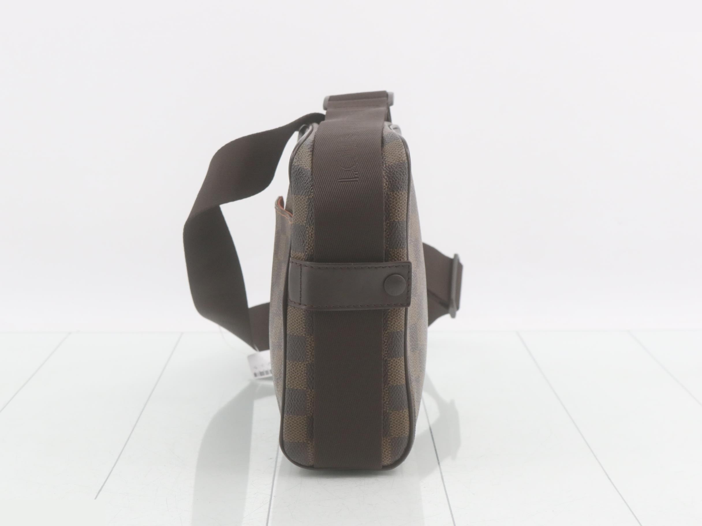 Olaf PM Damier Ebene Shoulder Bag — view 3