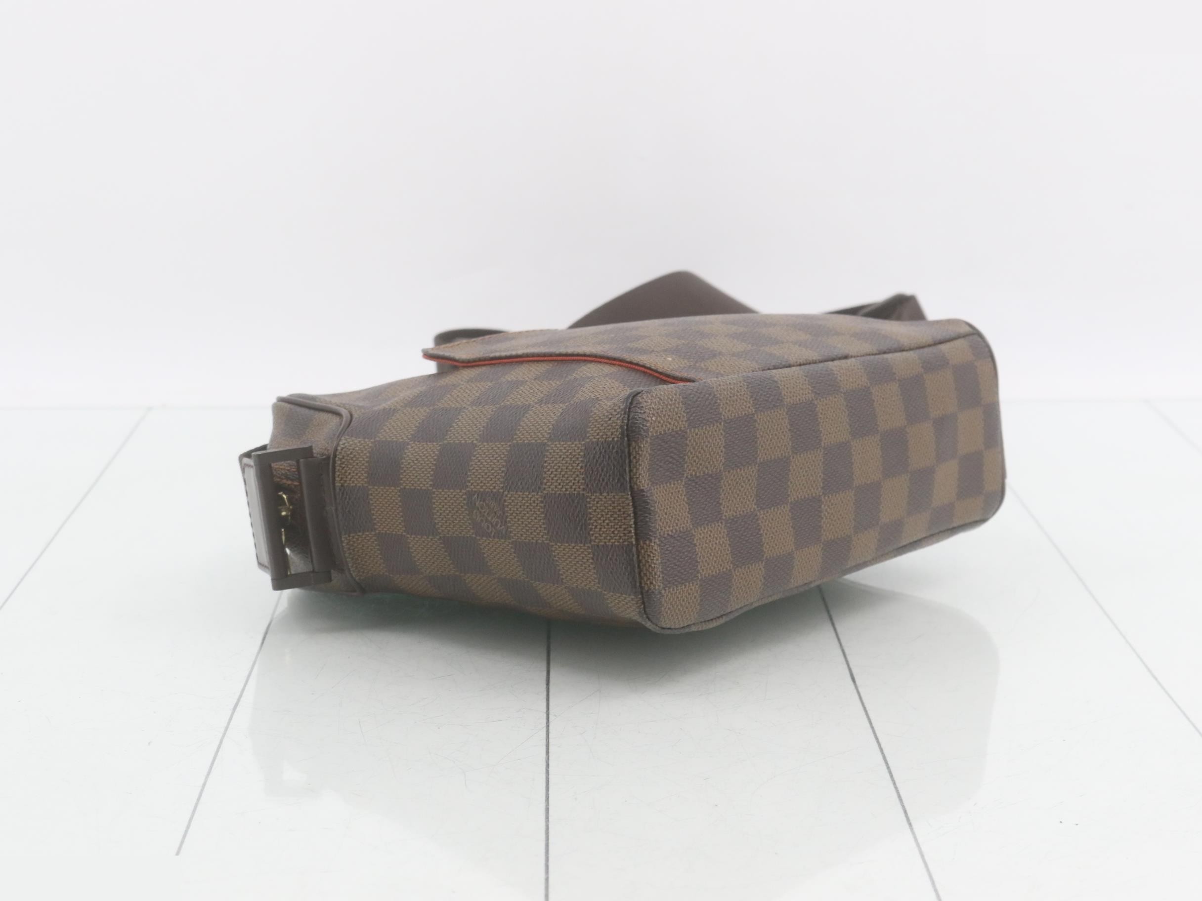 Olaf PM Damier Ebene Shoulder Bag — view 5