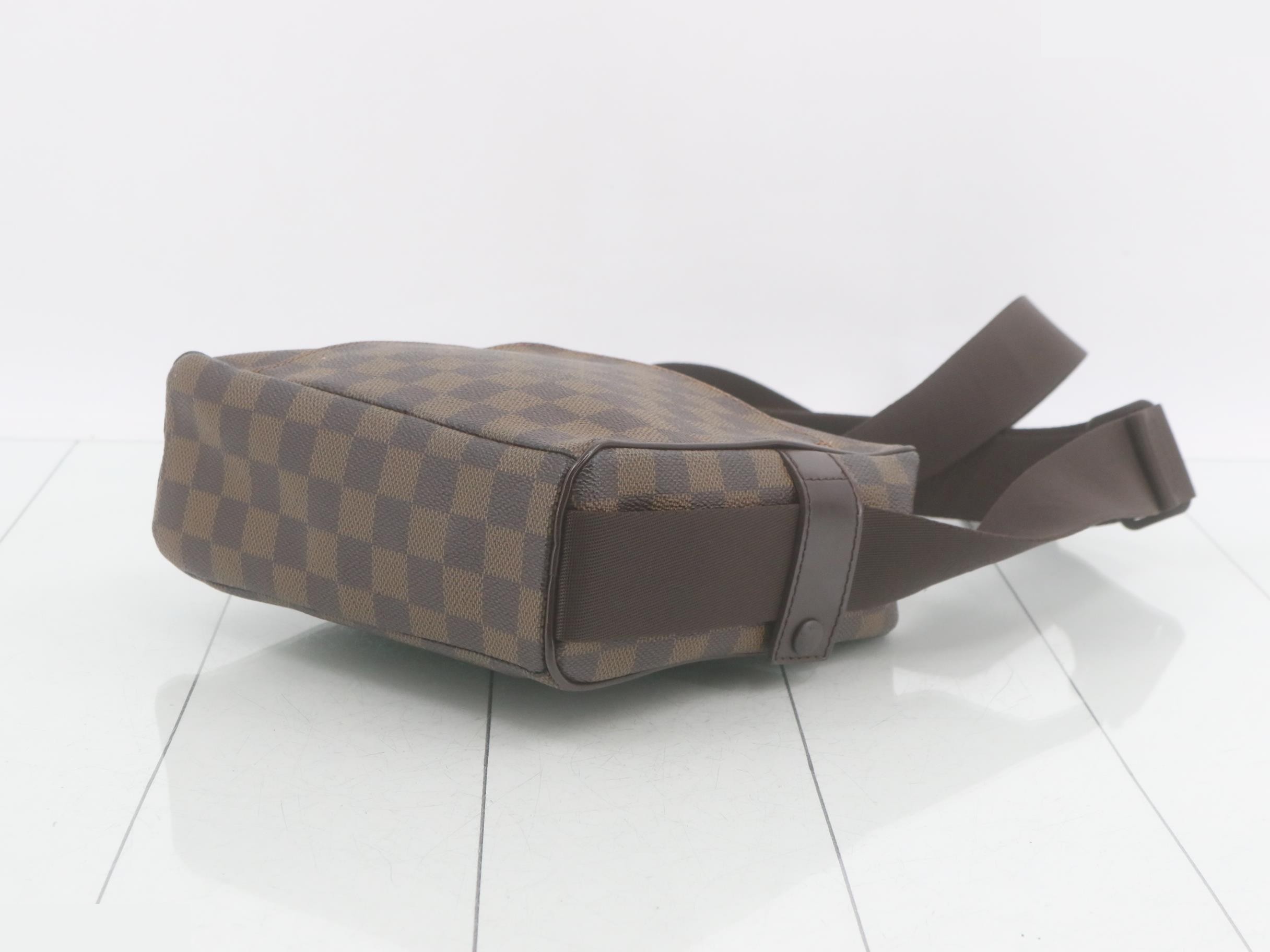Olaf PM Damier Ebene Shoulder Bag — view 6