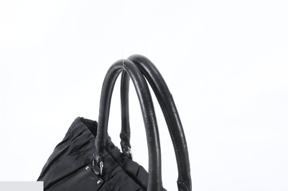 Tesuto Nylon Gathered Leather — view 2