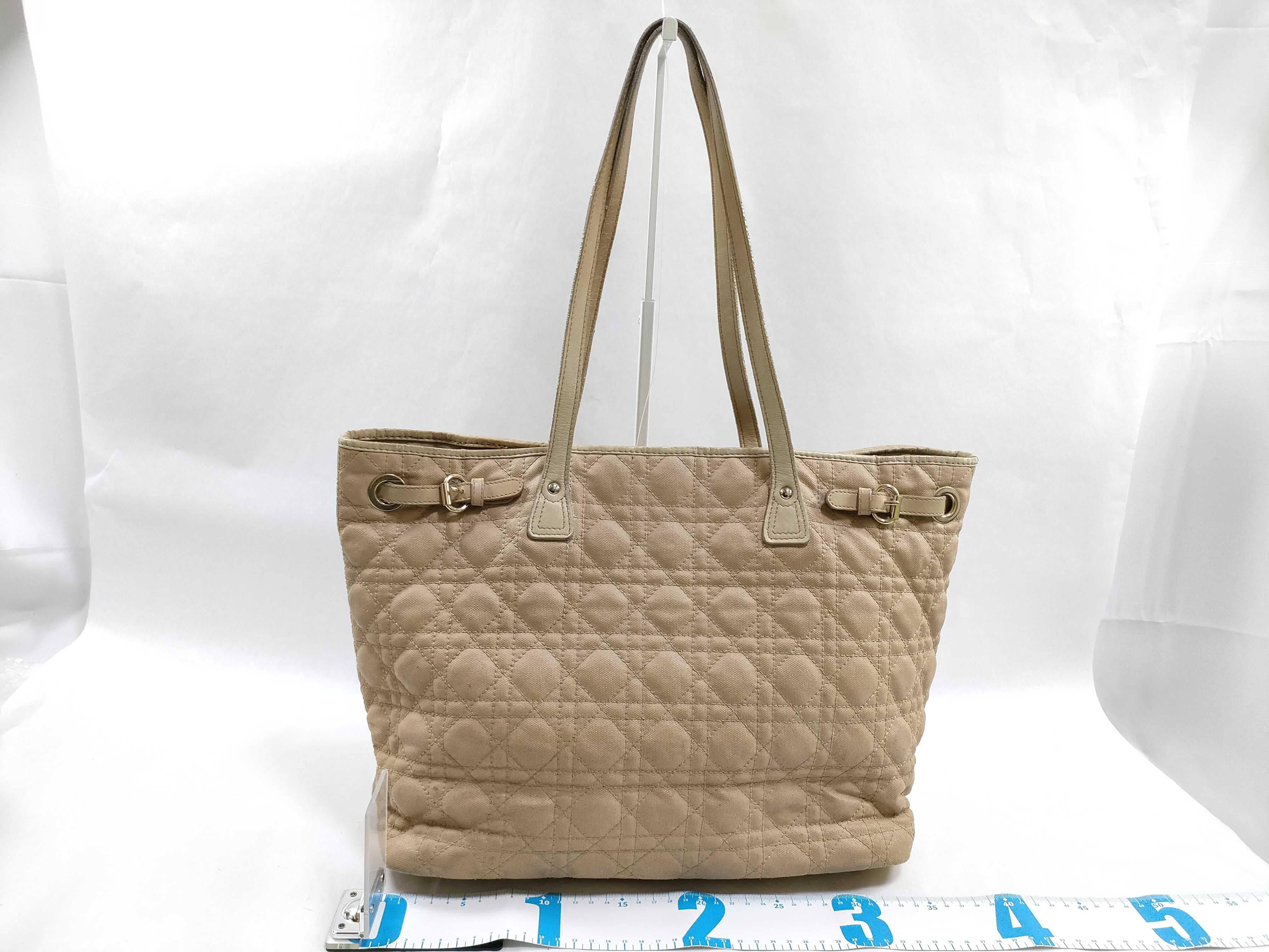 【S】990 Dior Panarea Coated Canvas x Leather Tote Bag — view 2