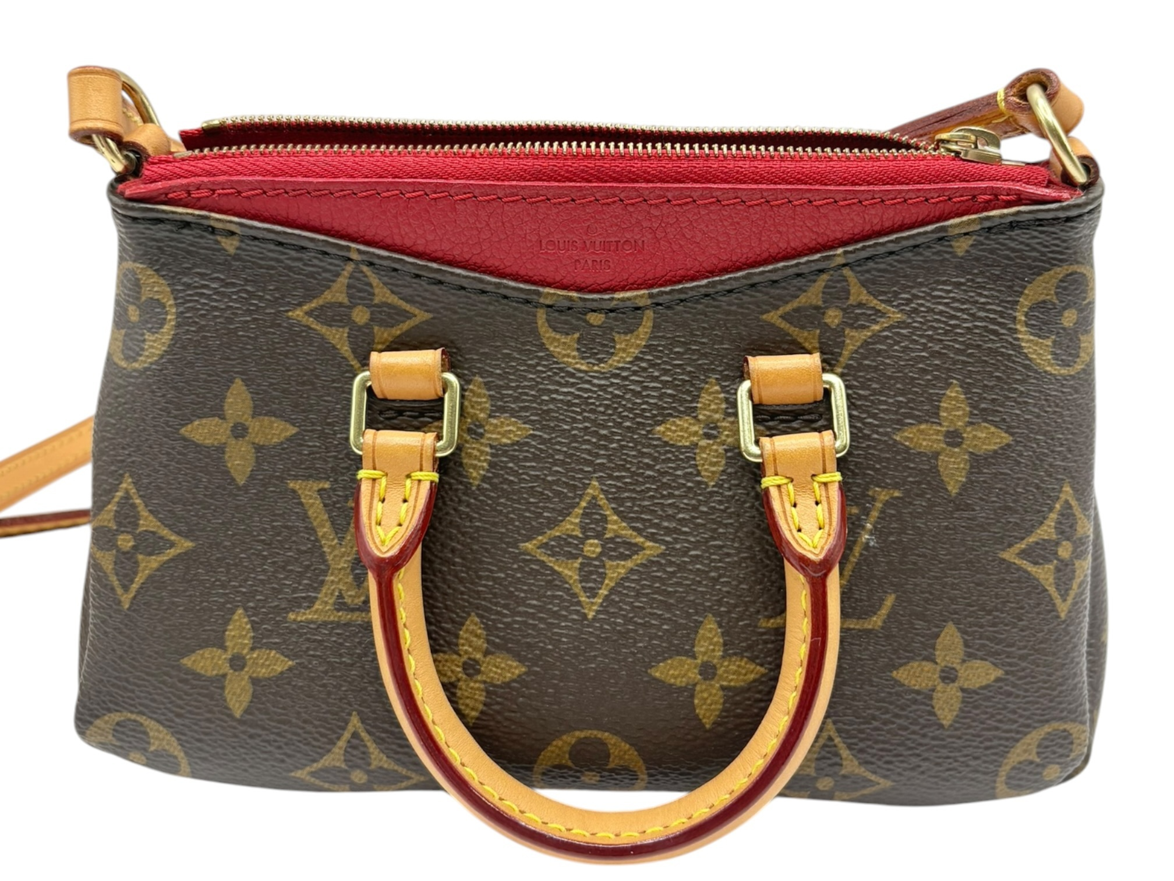 Monogram Leather Nano Pallas M61254 Shoulder Bag — view 2