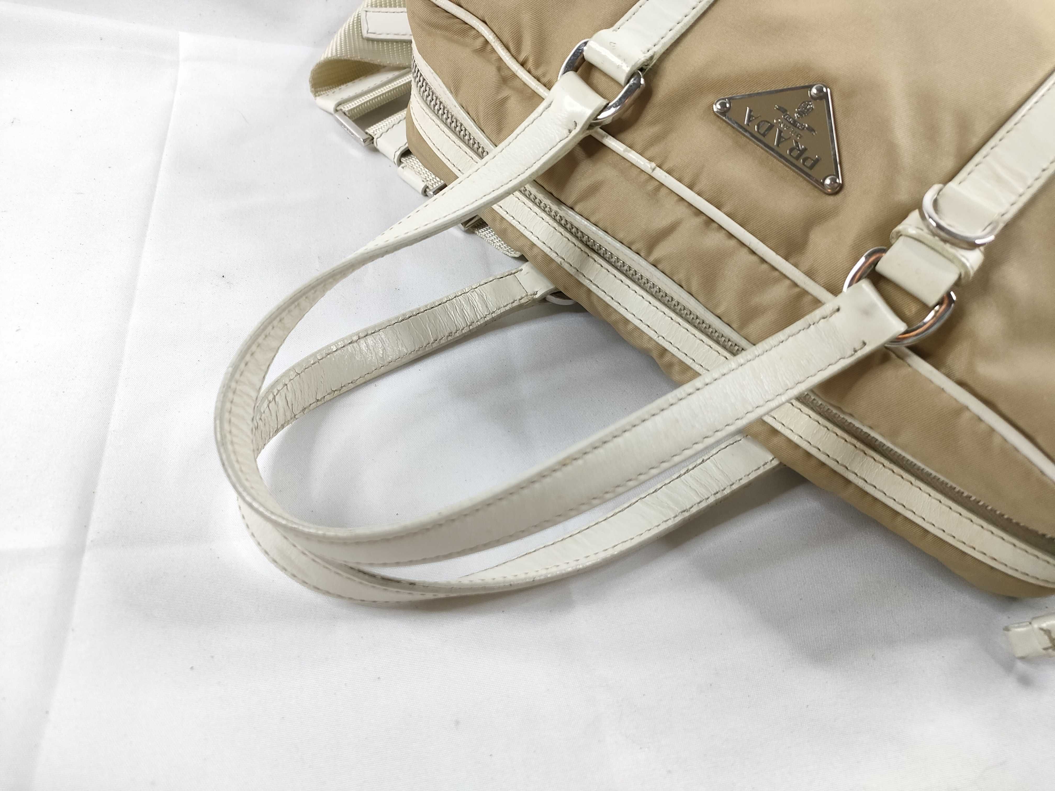 2-way beige strap handbag — view 6