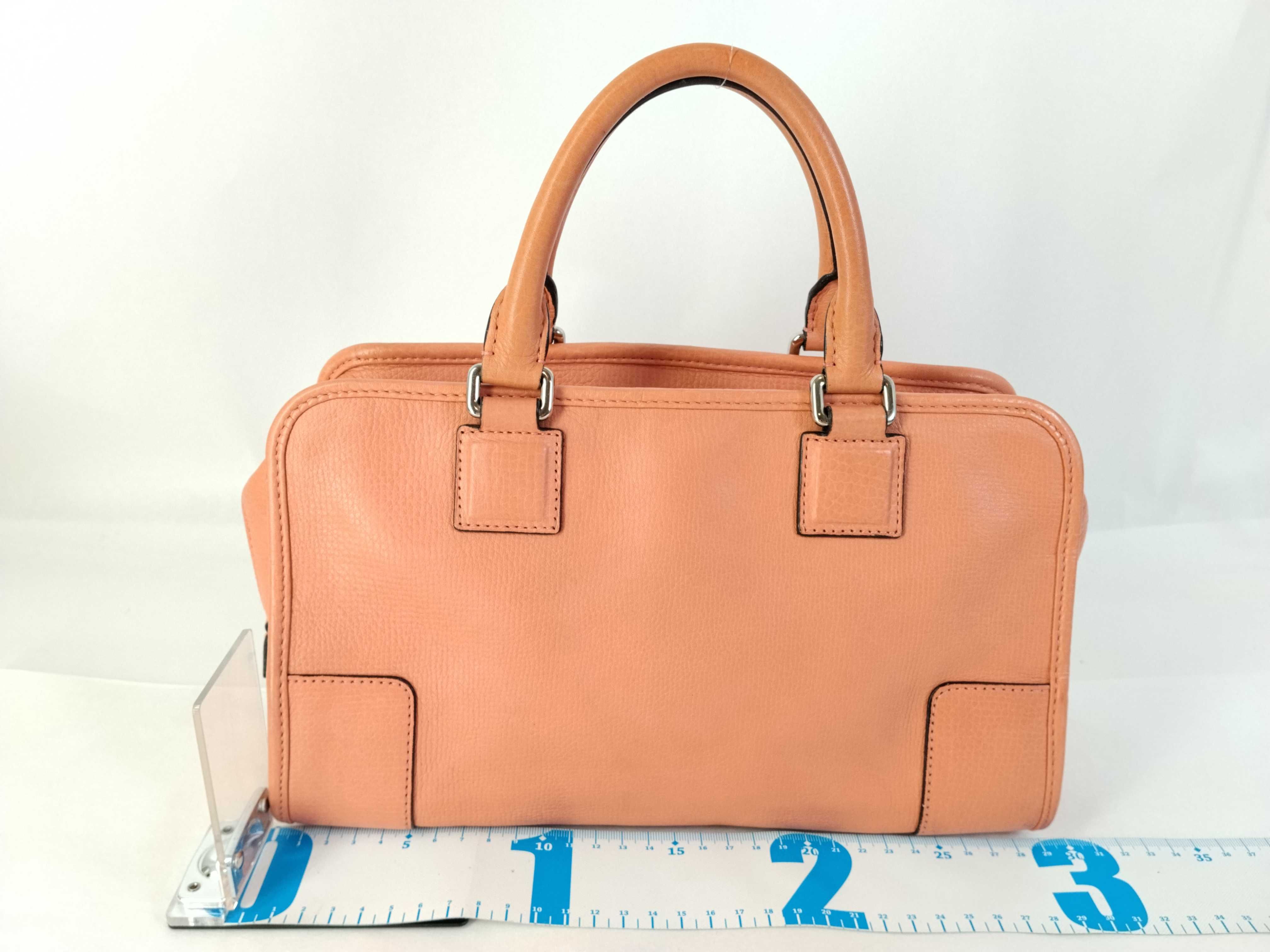 Amazona 28 Handbag, Leather, Coral Orange — view 2