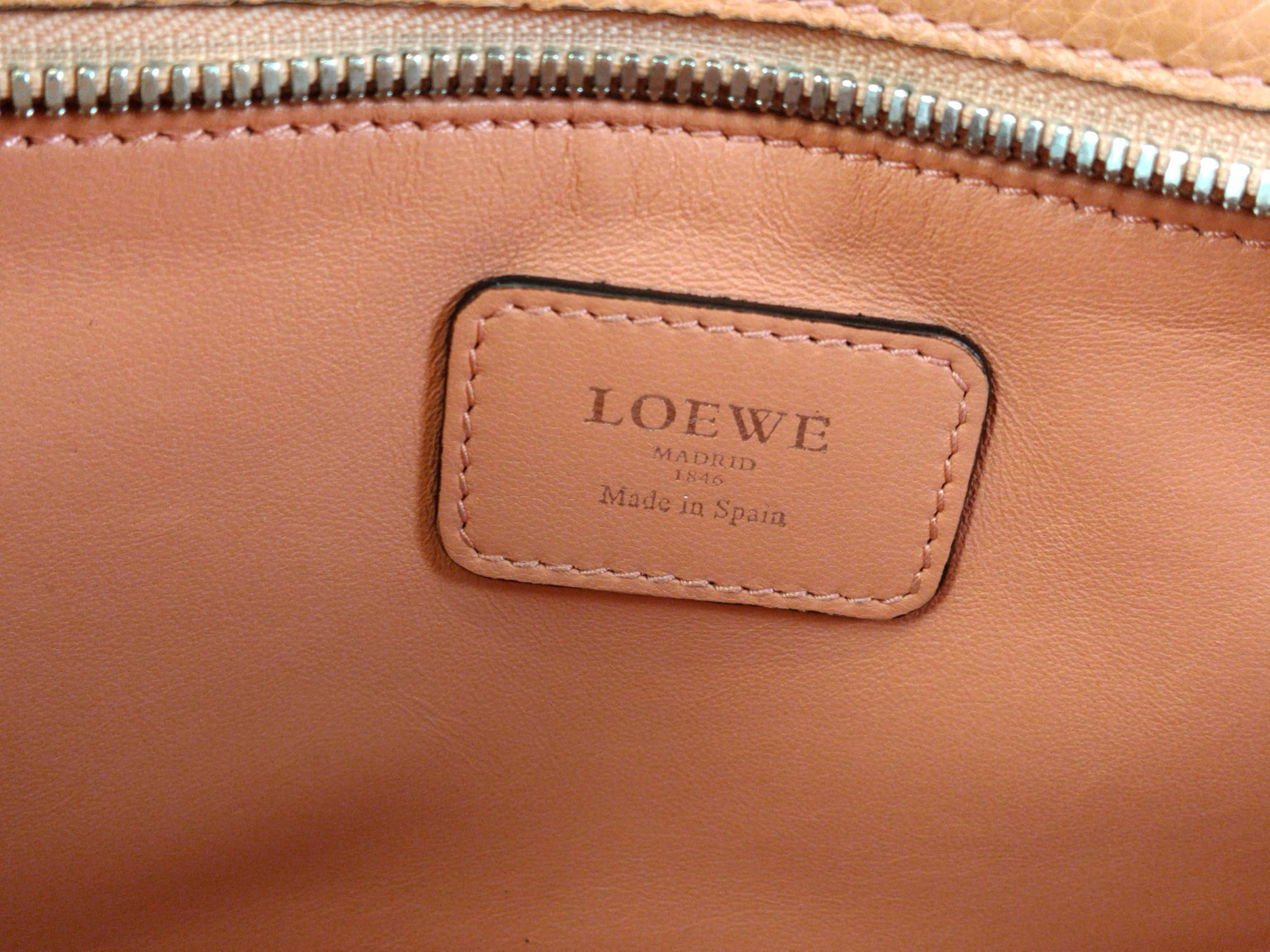 Amazona 28 Handbag, Leather, Coral Orange — view 12