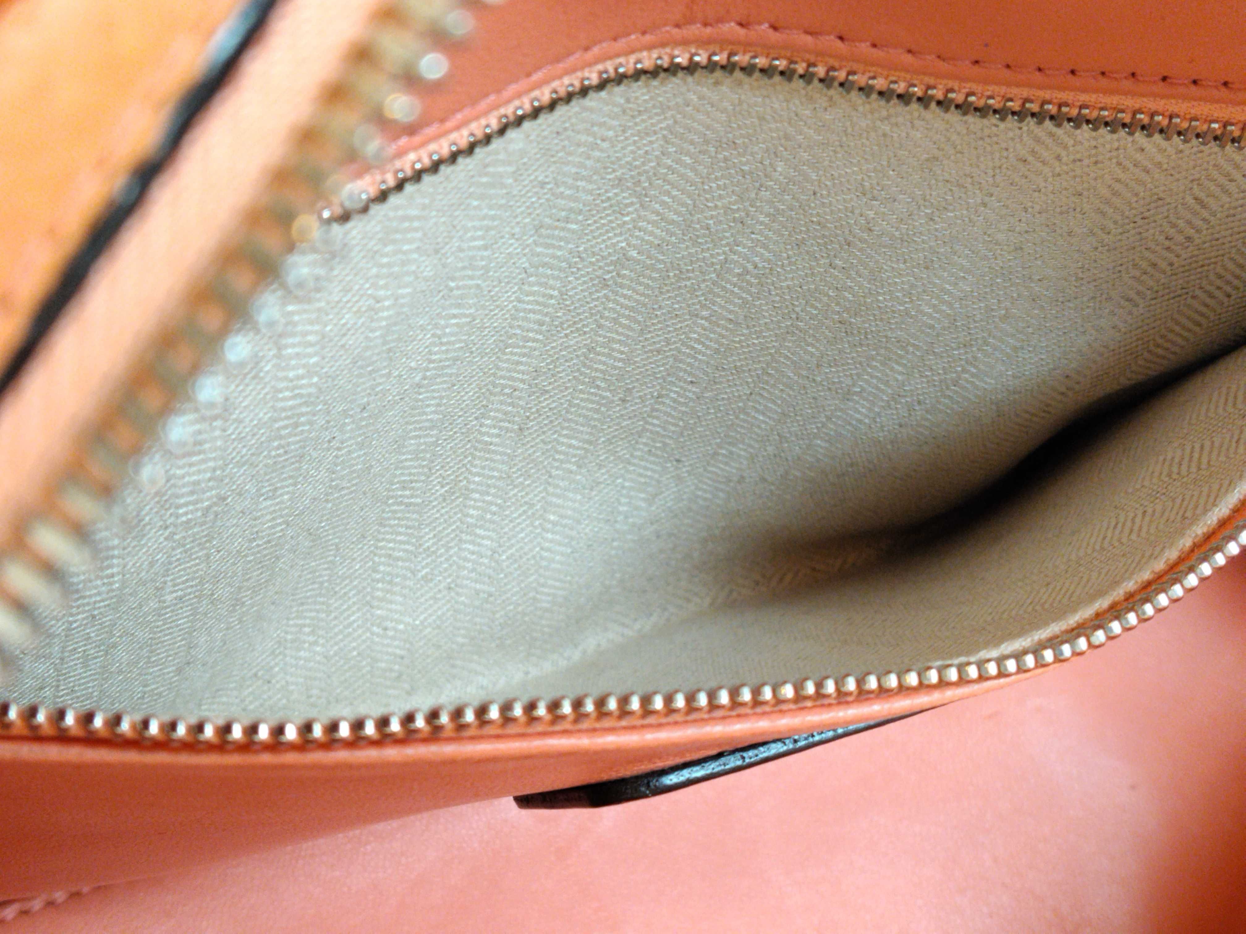 Amazona 28 Handbag, Leather, Coral Orange — view 13