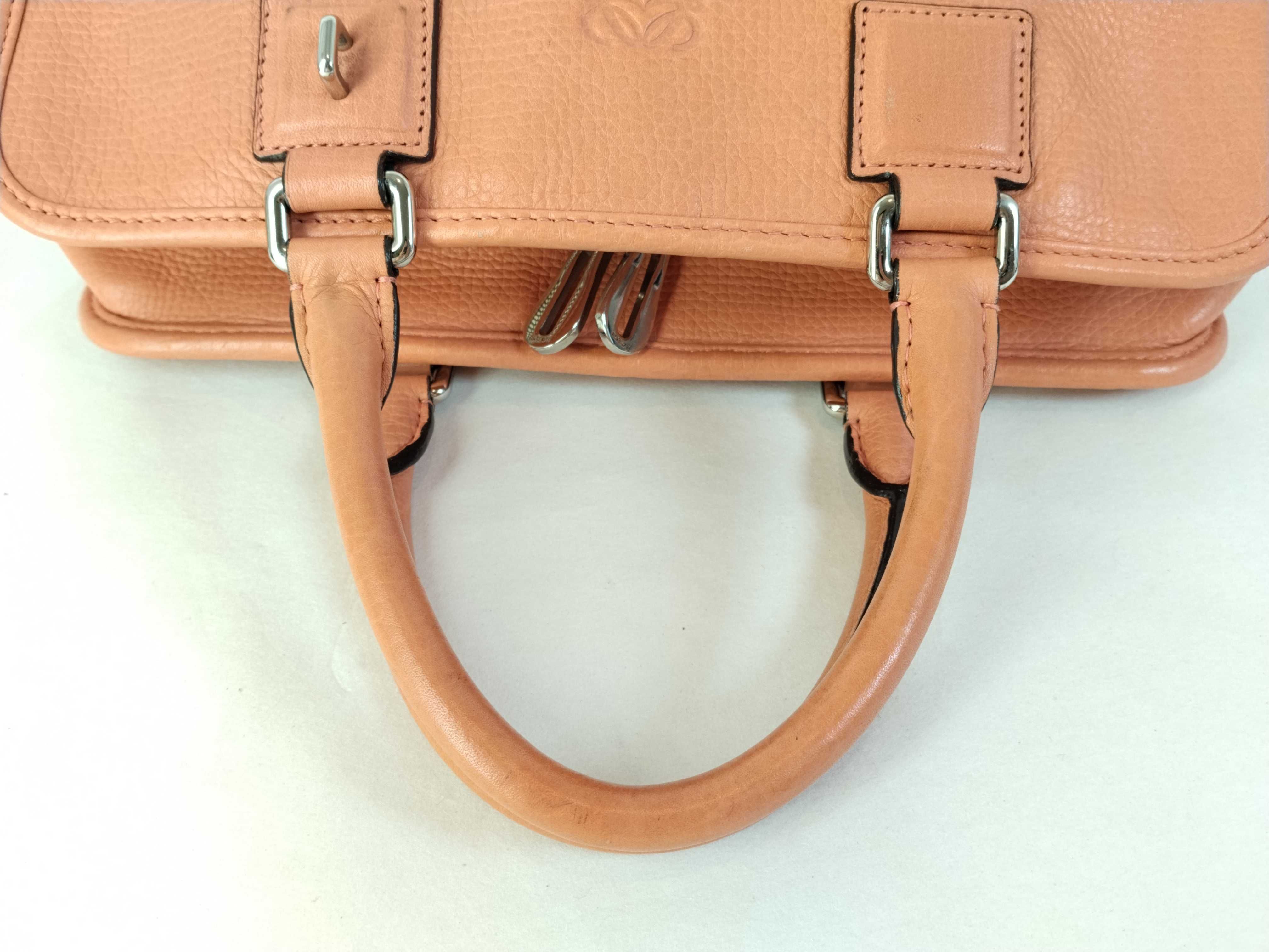 Amazona 28 Handbag, Leather, Coral Orange — view 3