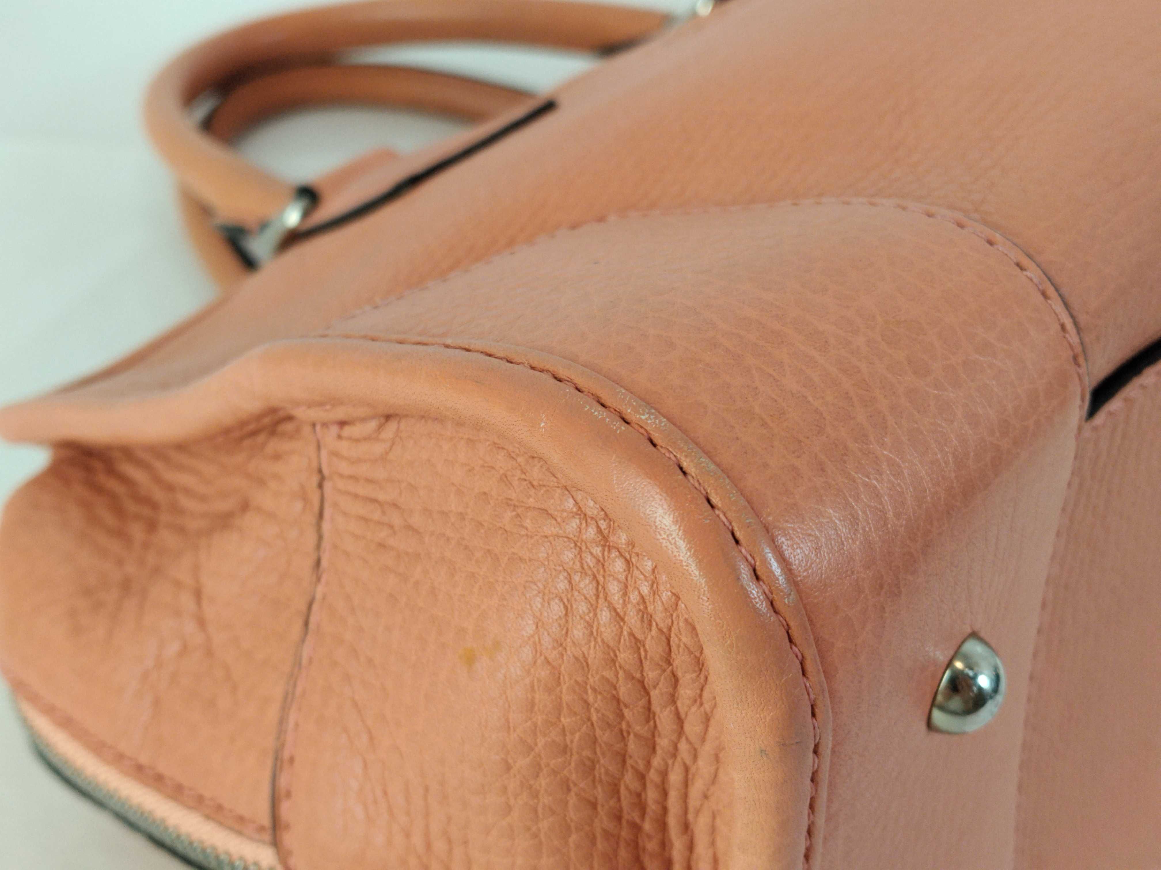 Amazona 28 Handbag, Leather, Coral Orange — view 7