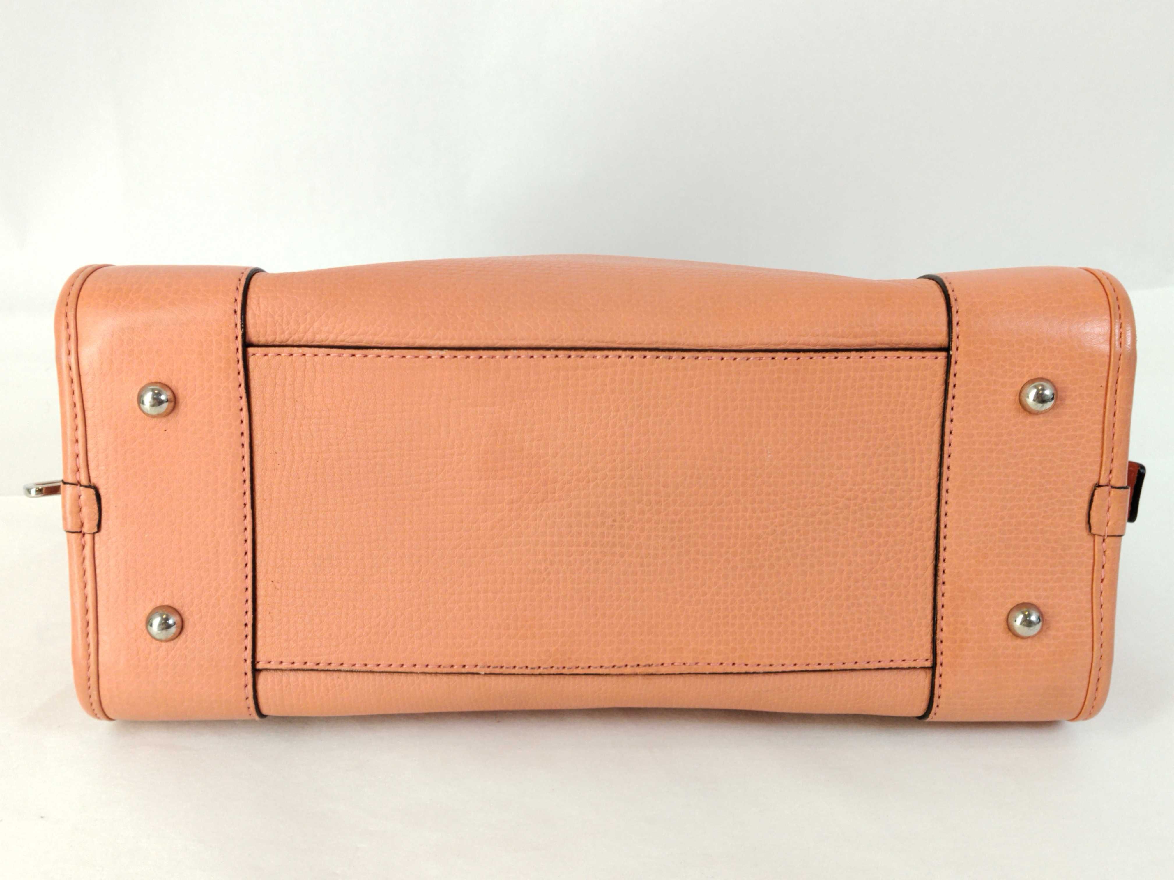 Amazona 28 Handbag, Leather, Coral Orange — view 8