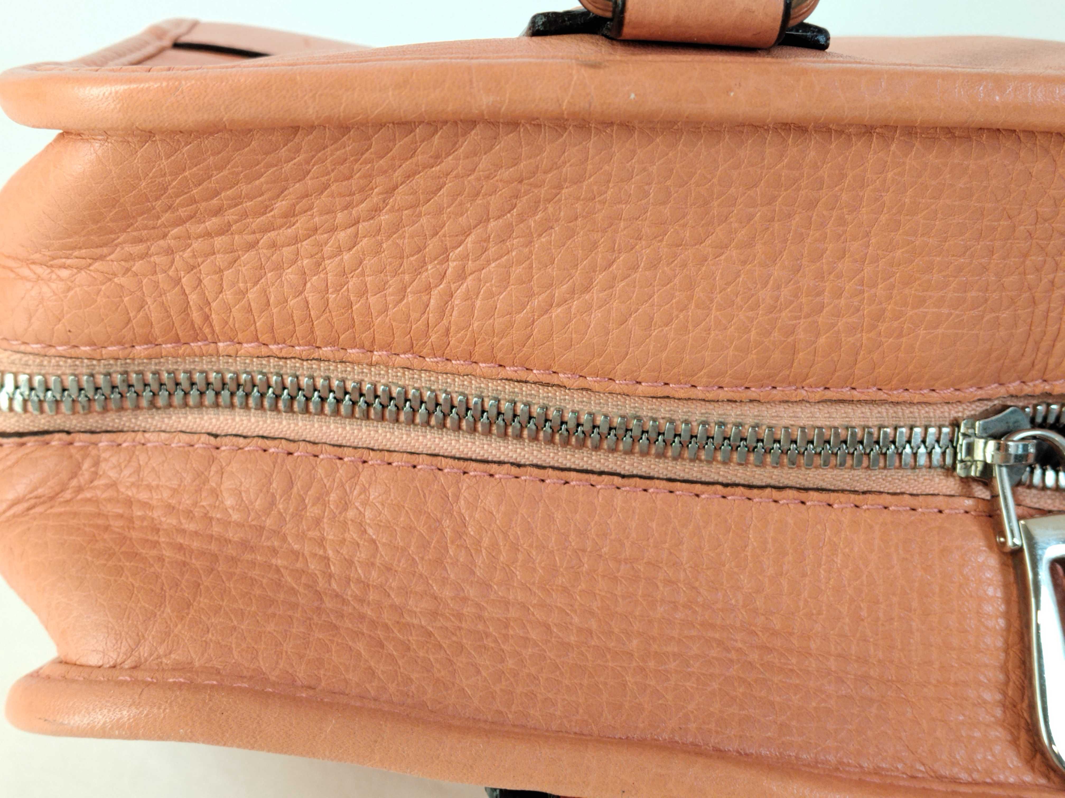 Amazona 28 Handbag, Leather, Coral Orange — view 9