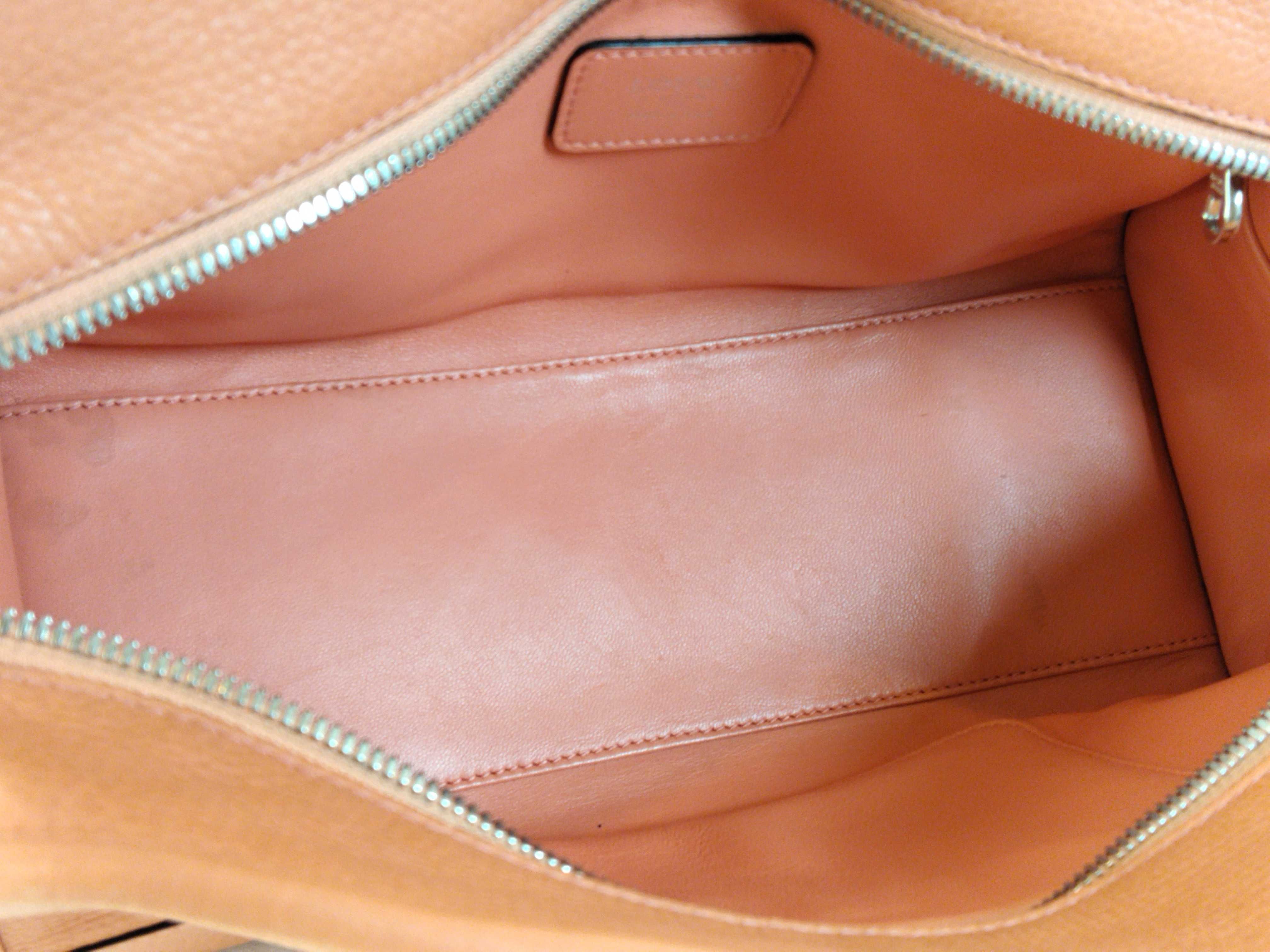 Amazona 28 Handbag, Leather, Coral Orange — view 10