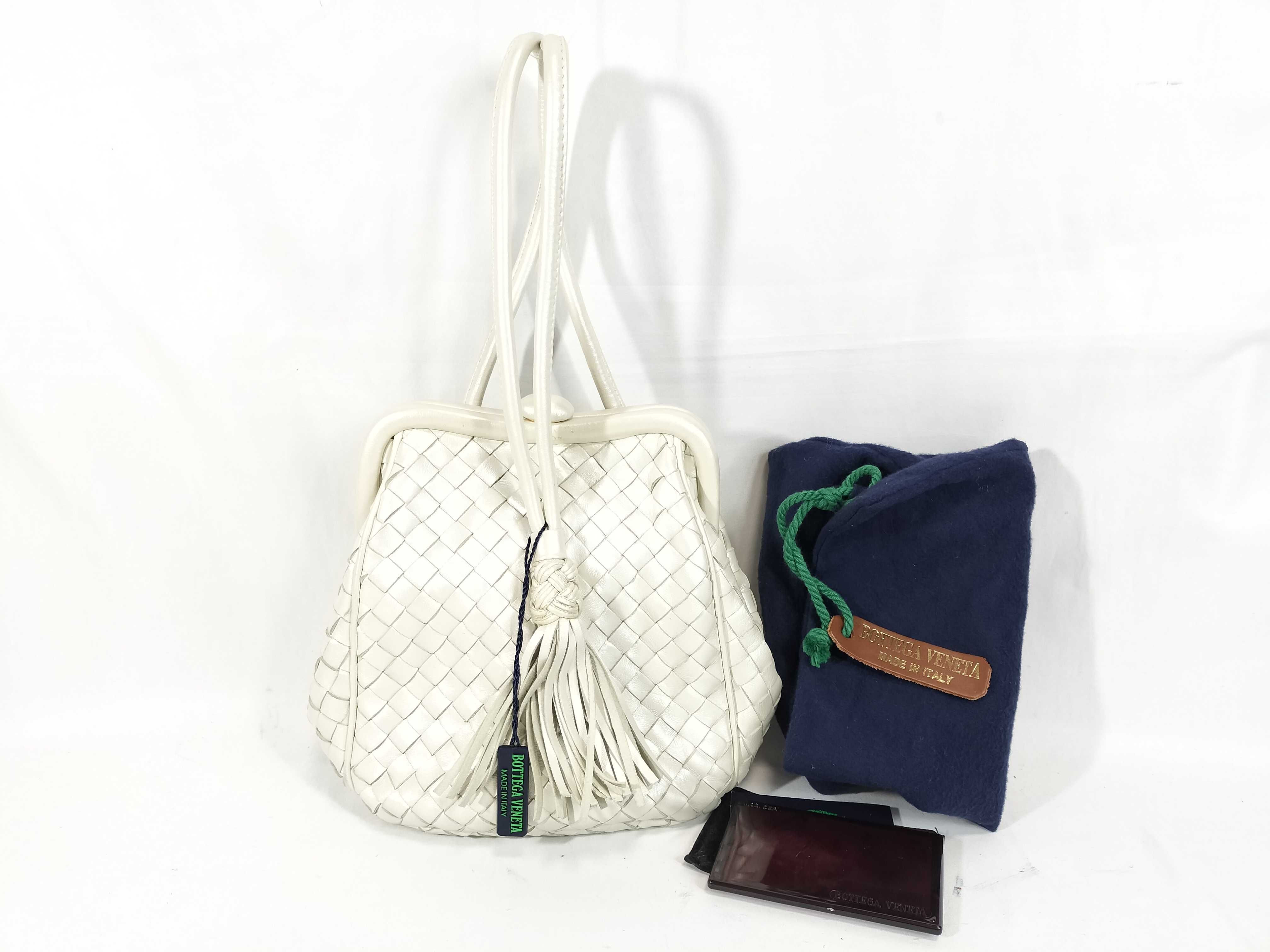 Handbag Intrecciato White Handbag