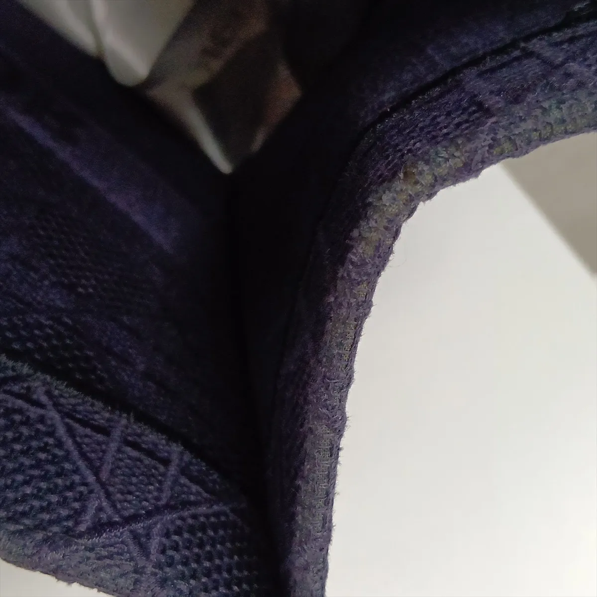 Cannage Book Tote Canvas Tote Bag Navy — view 11