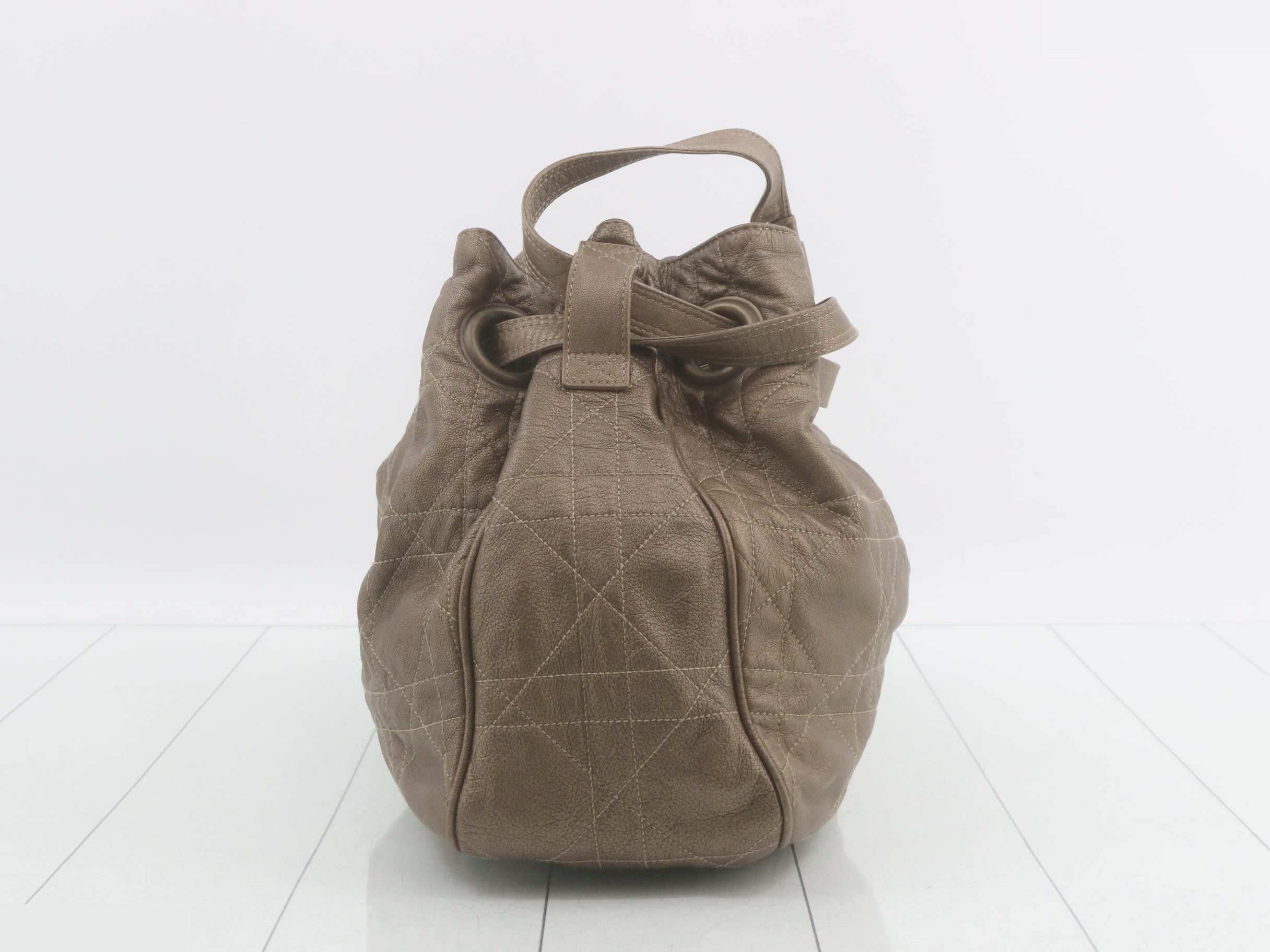 Cannage Bucket Bag — view 3