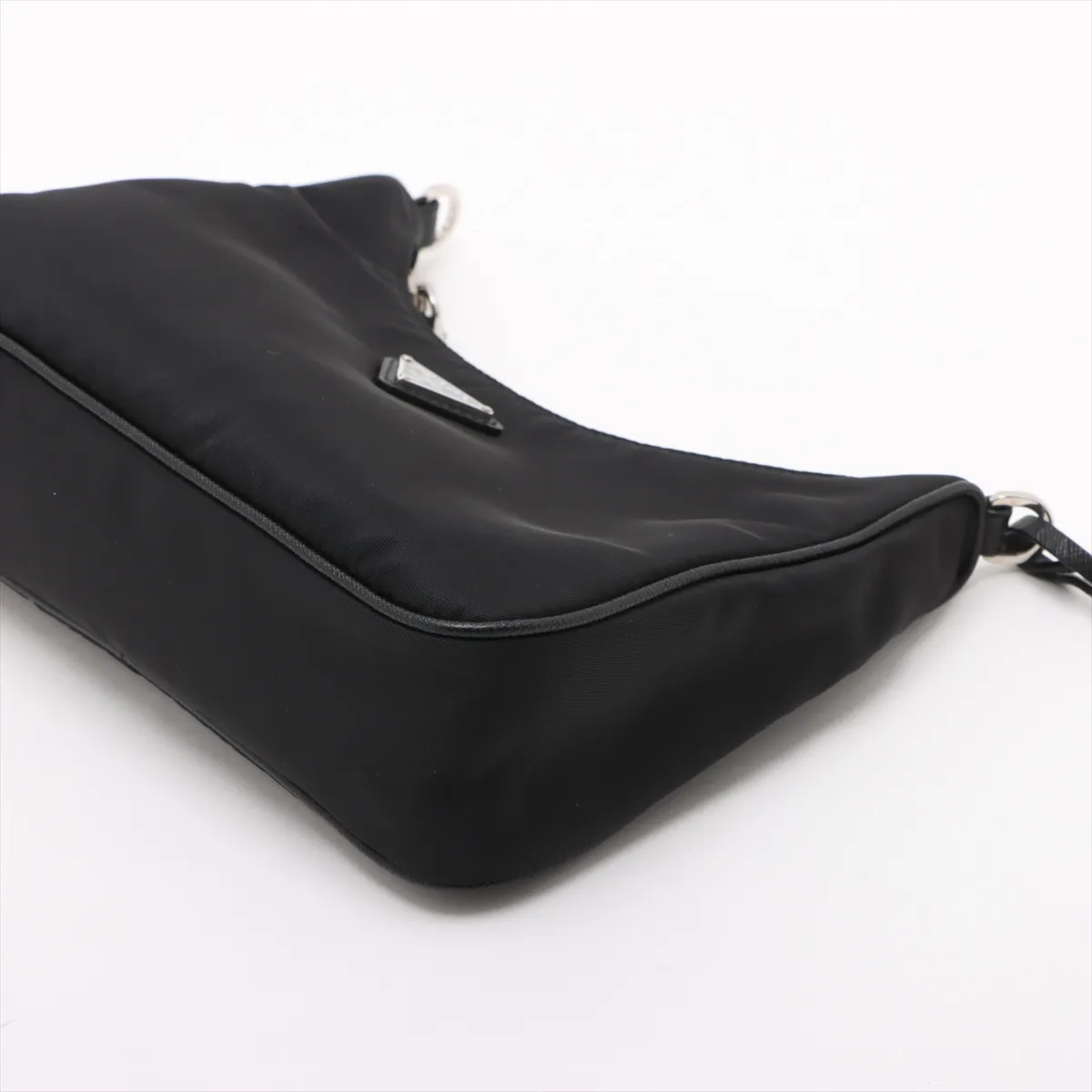 Tessuto Nylon x Leather 2WAY Shoulder Bag Black — view 3