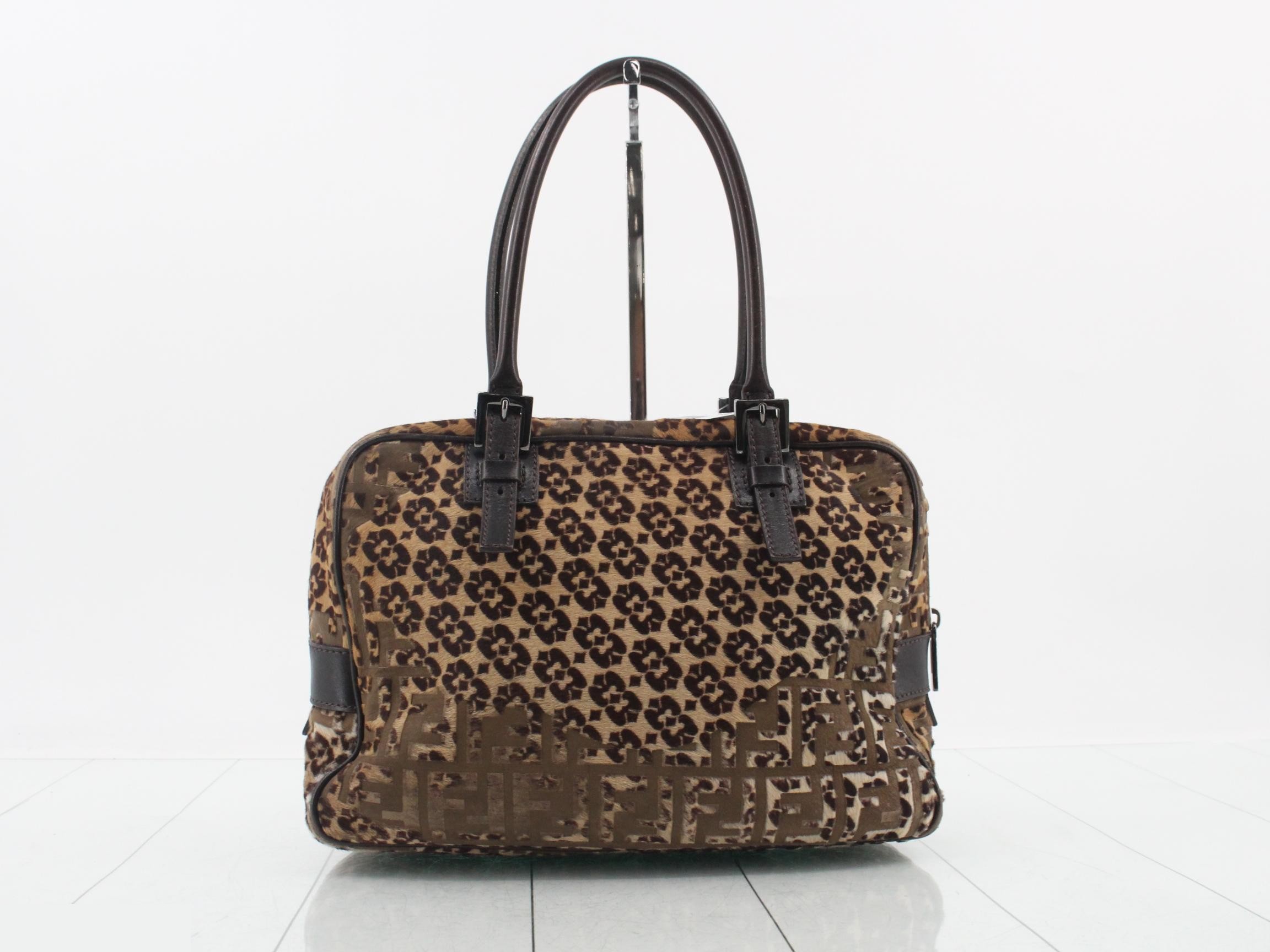 Calf hair shoulder bag — view 2