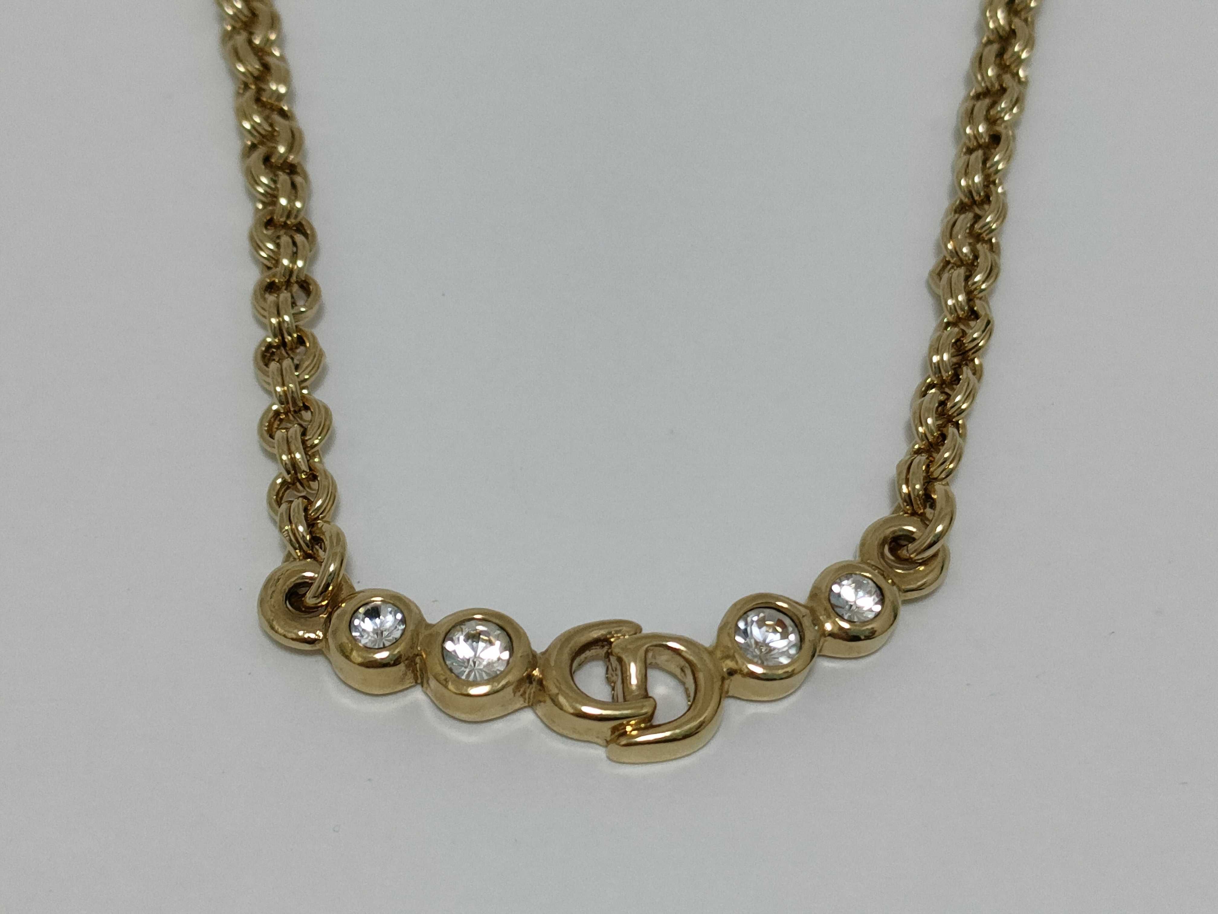CD 4P Rhinestone Necklace