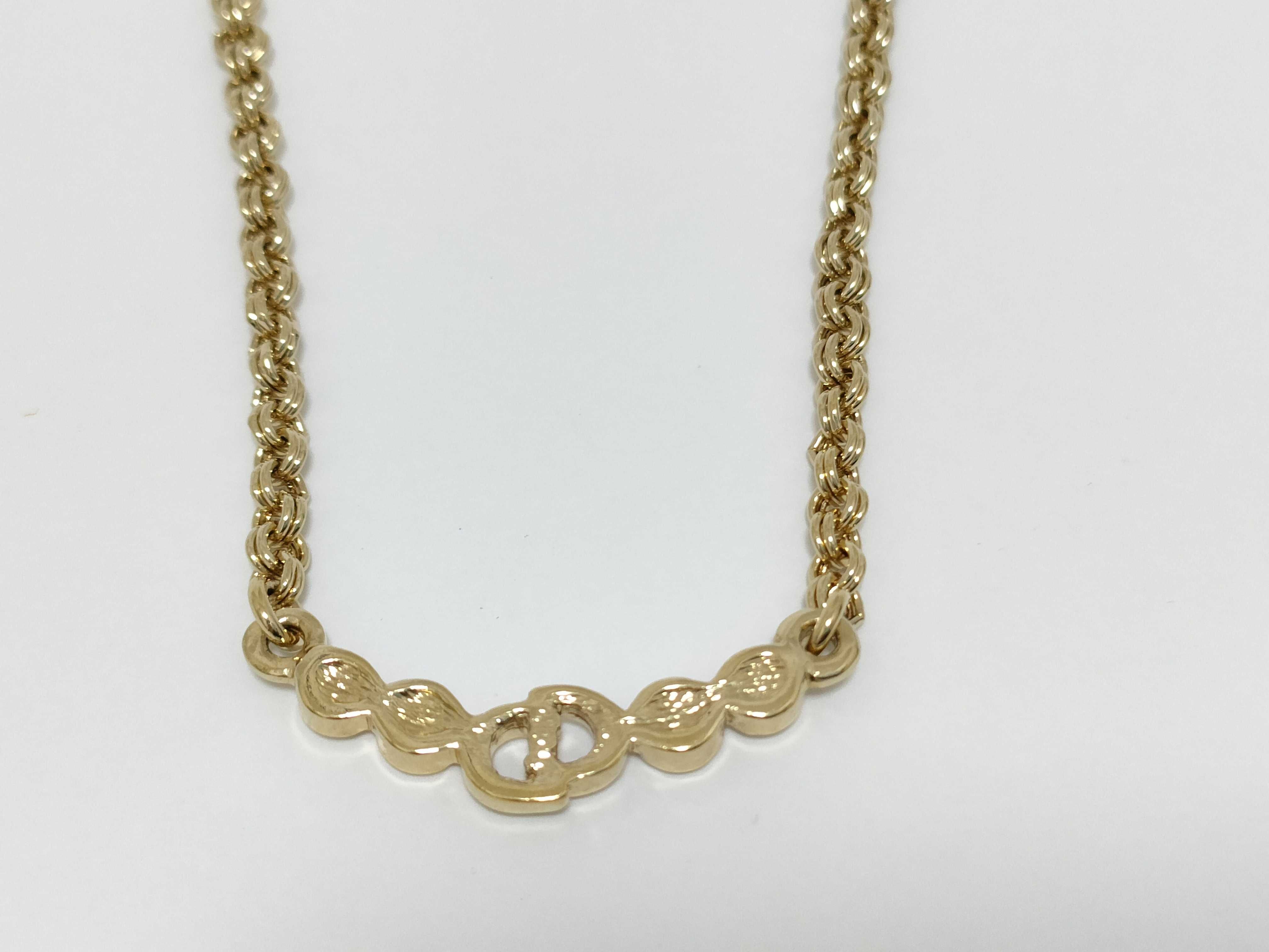 CD 4P Rhinestone Necklace — view 2