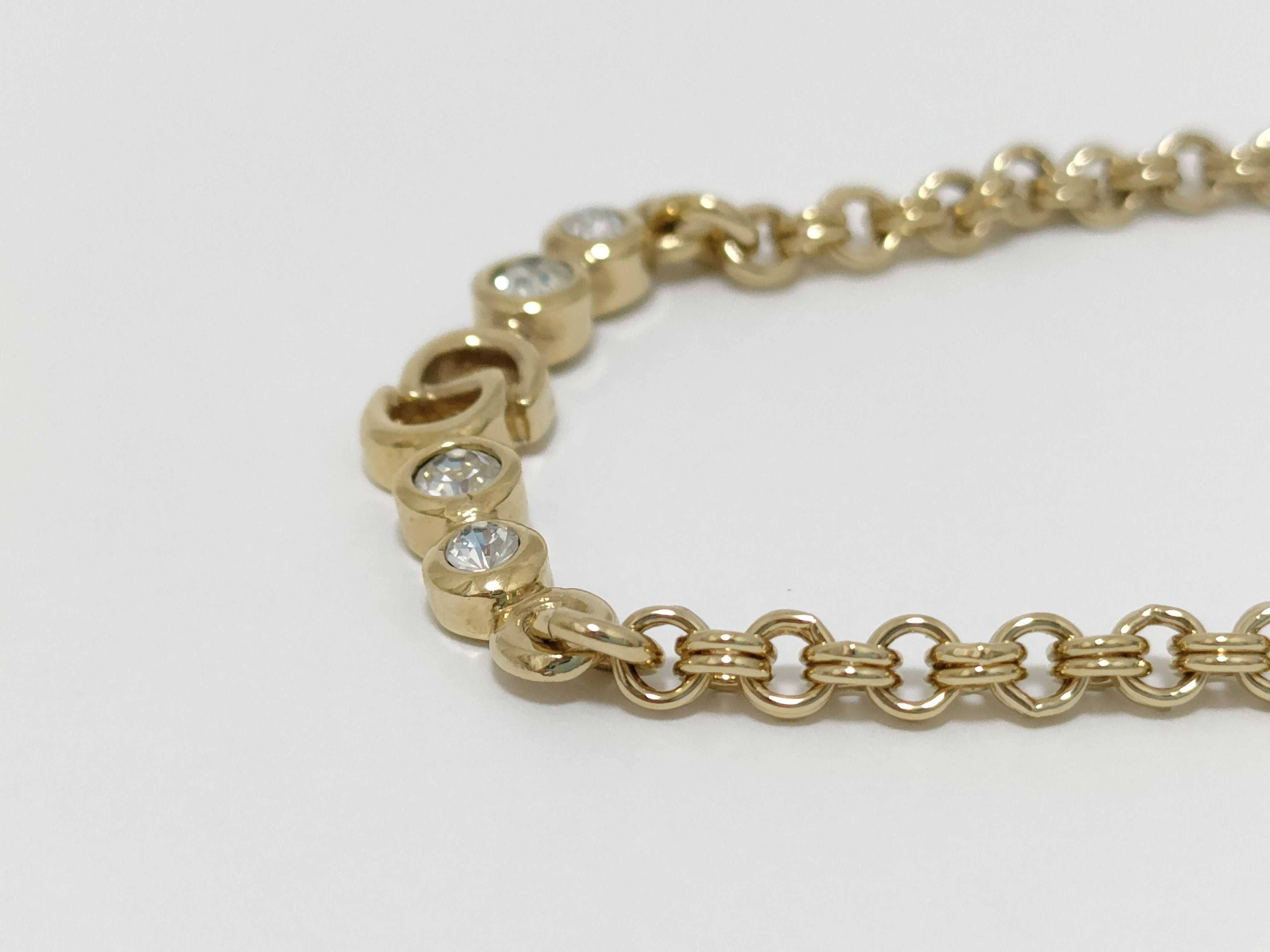 CD 4P Rhinestone Necklace — view 3