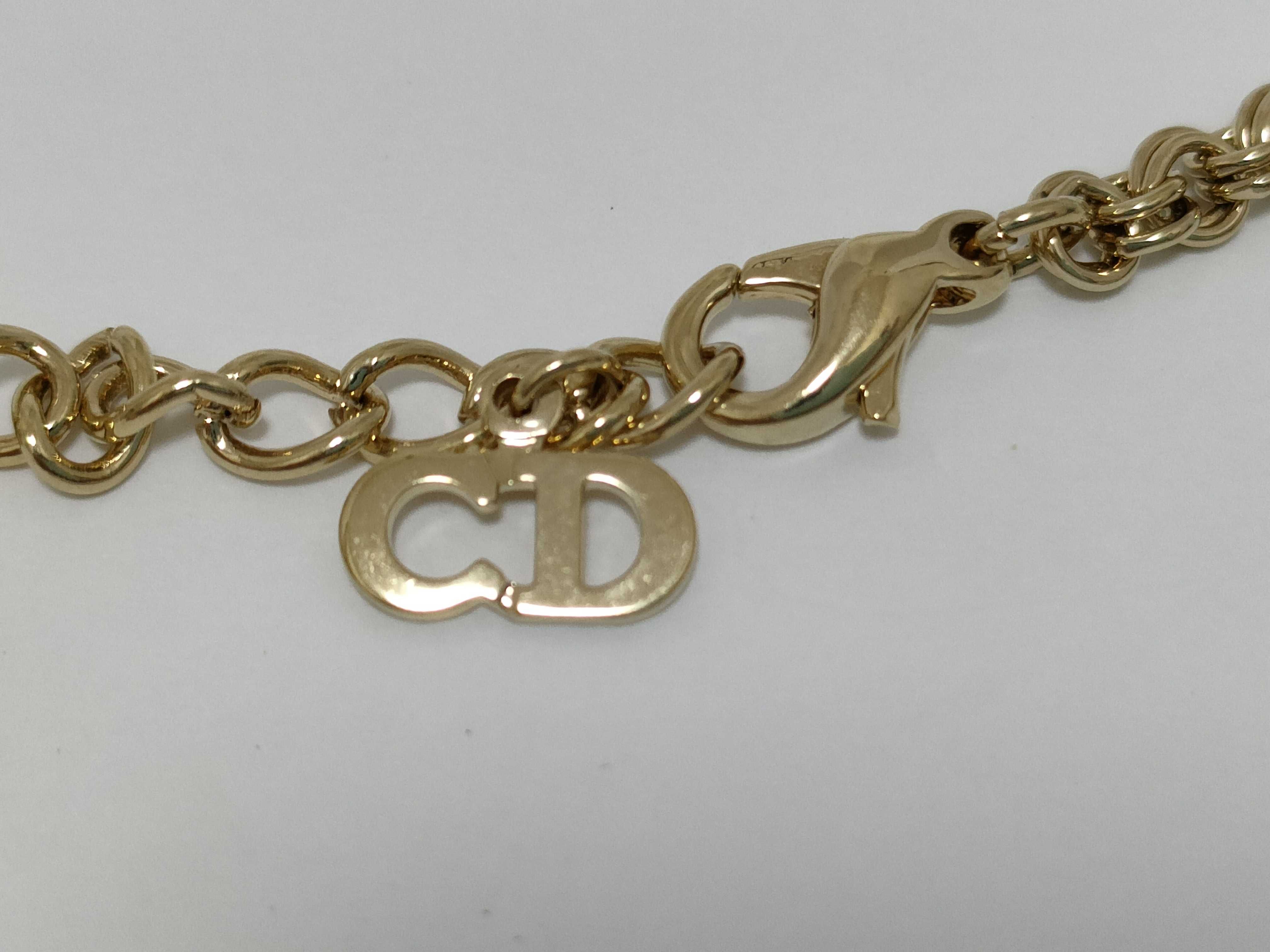 CD 4P Rhinestone Necklace — view 4