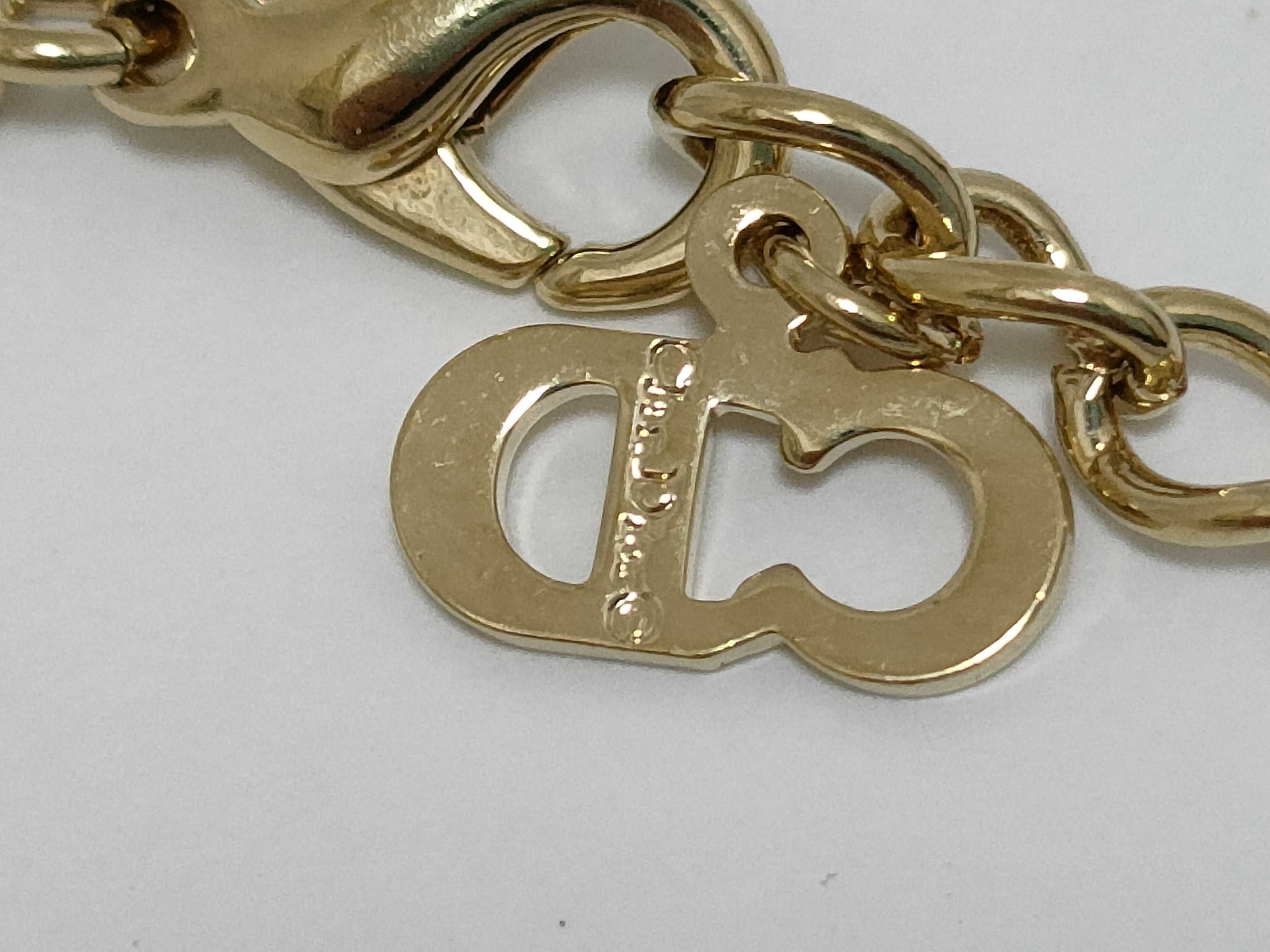 CD 4P Rhinestone Necklace — view 5