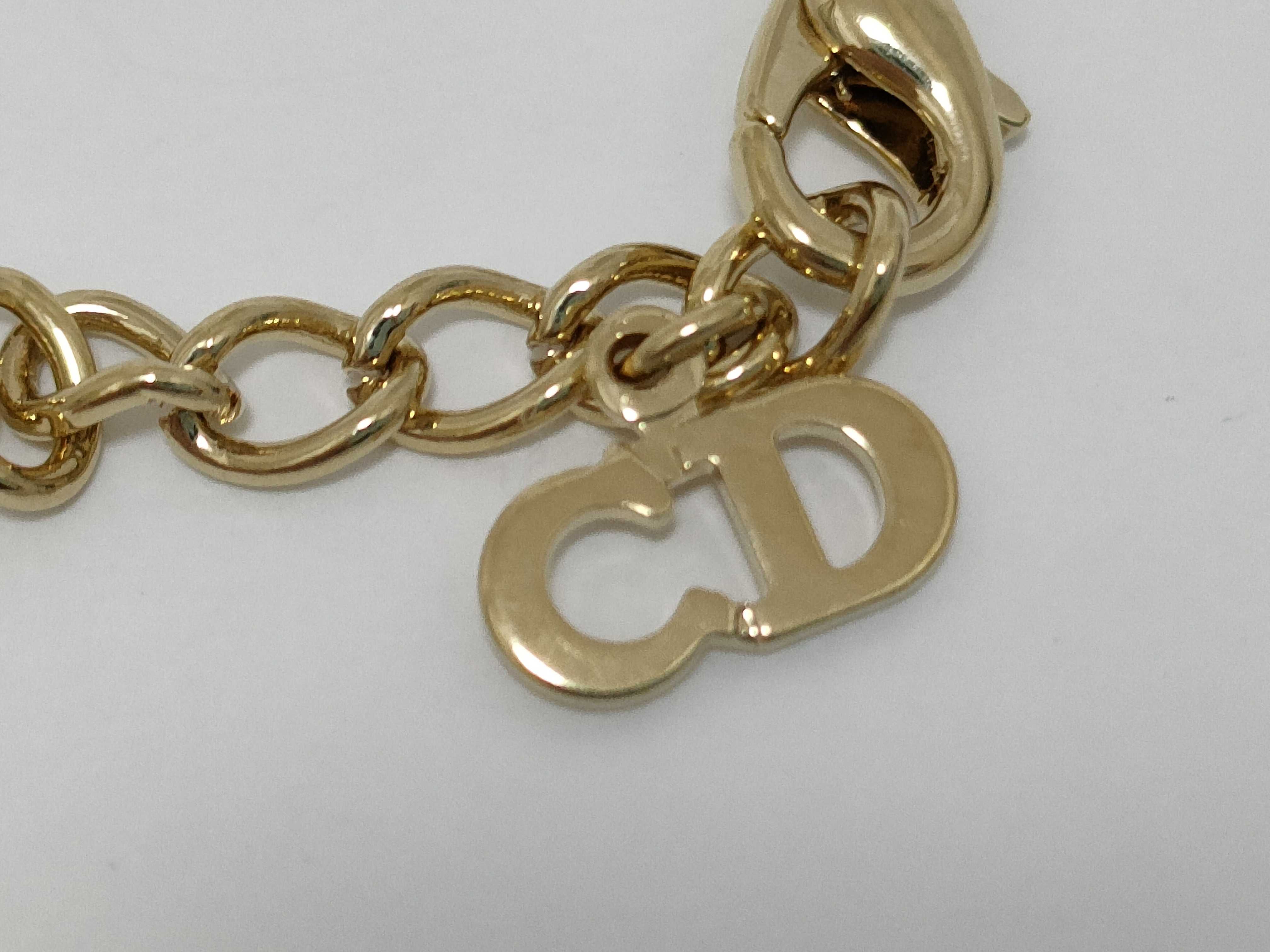 CD 4P Rhinestone Necklace — view 7