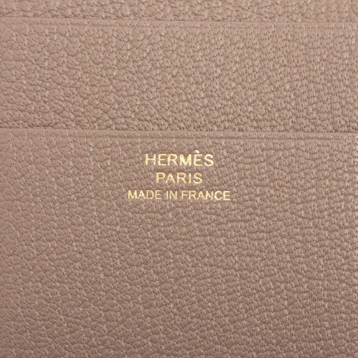 Bearn Combination Chevre Mysore Compact Wallet Etoupe Gold Hardware B: 2023 — view 7