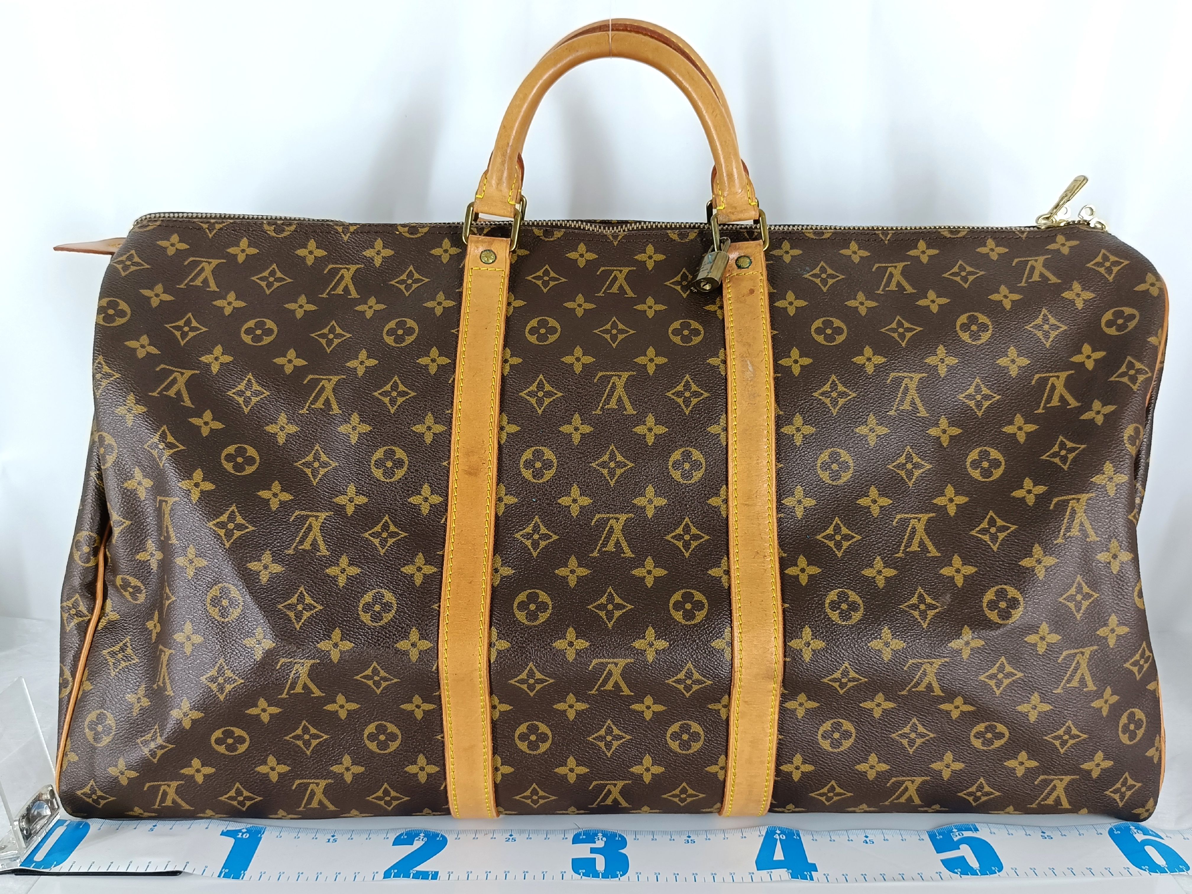 Monogram Keepall 60 M41422 VI871 Boston Bag — view 2