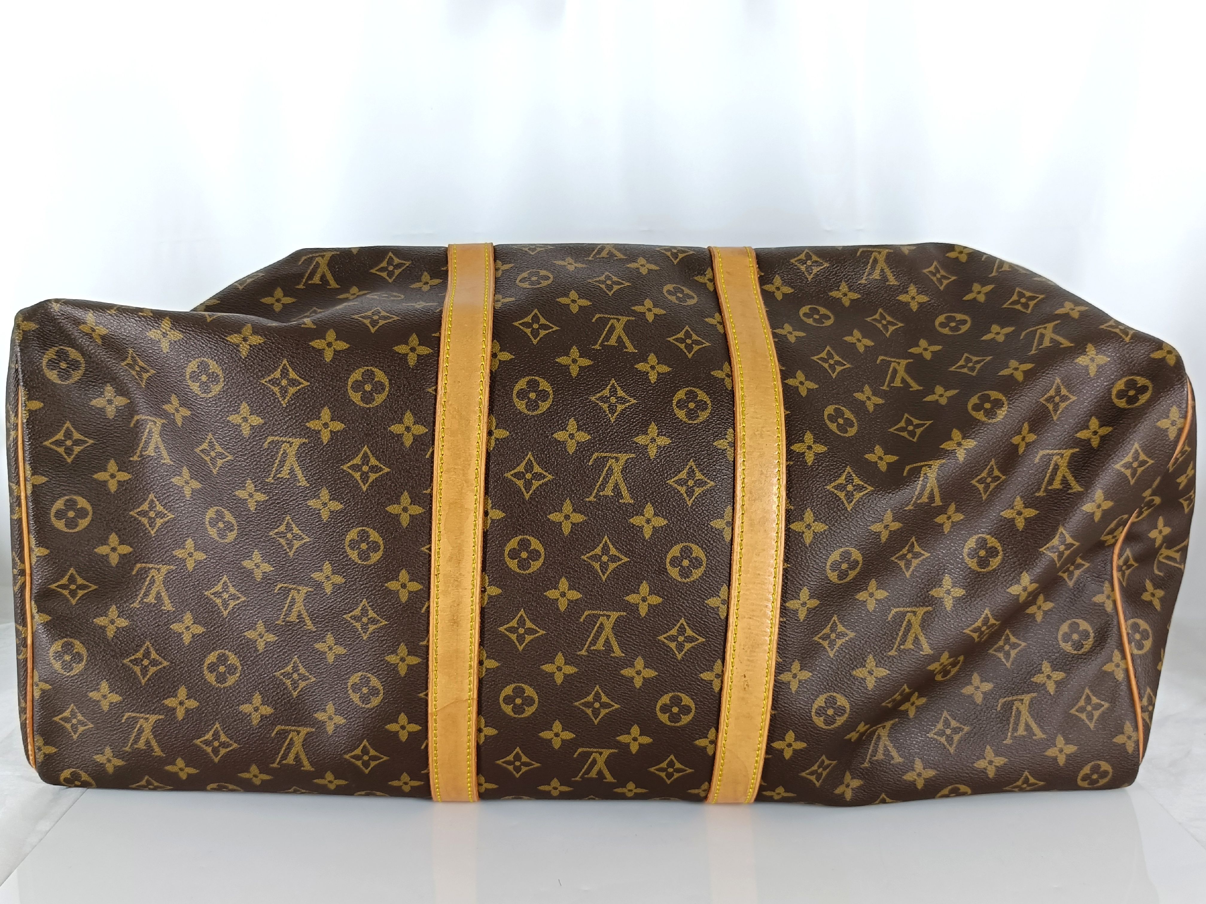 Monogram Keepall 60 M41422 VI871 Boston Bag — view 9