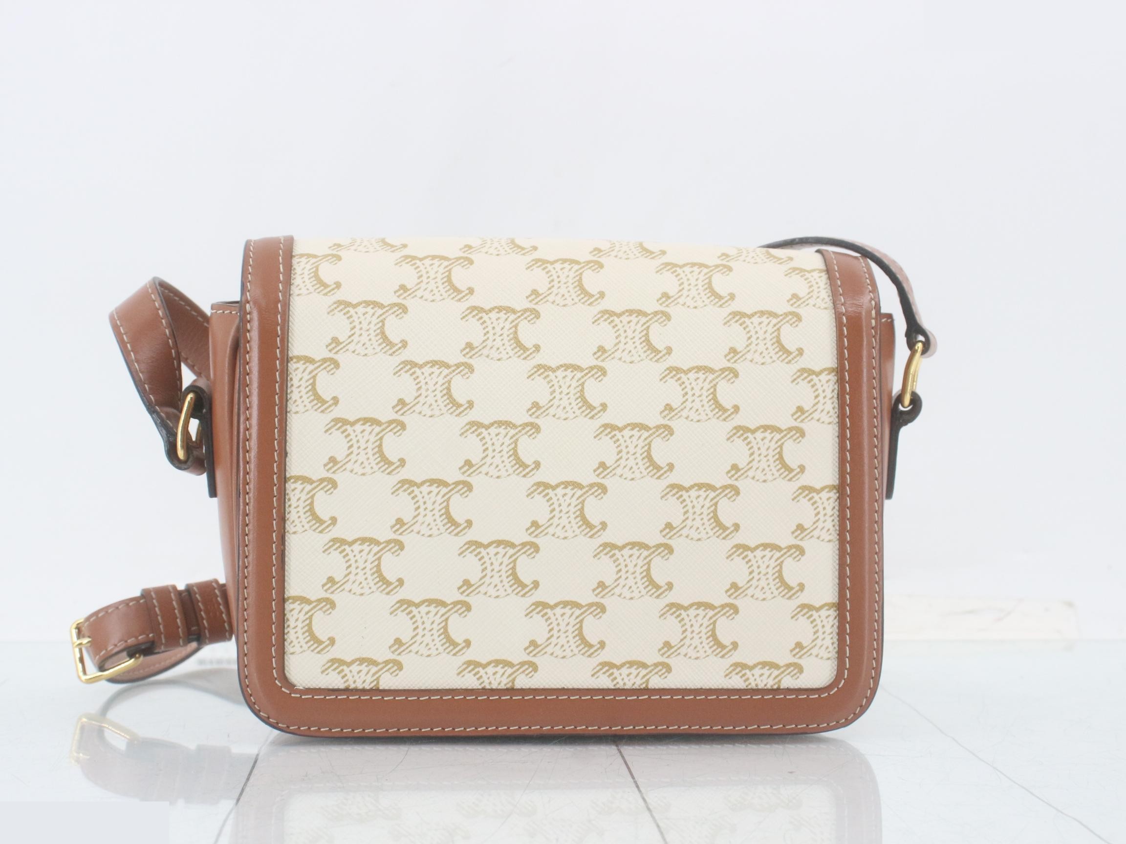 Teen Triomphe PVC/Leather Shoulder Bag, Multicolor — view 2
