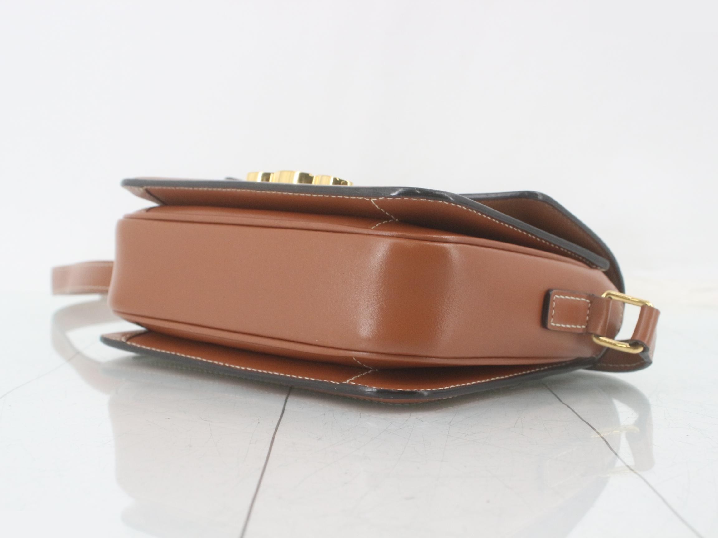 Teen Triomphe PVC/Leather Shoulder Bag, Multicolor — view 6