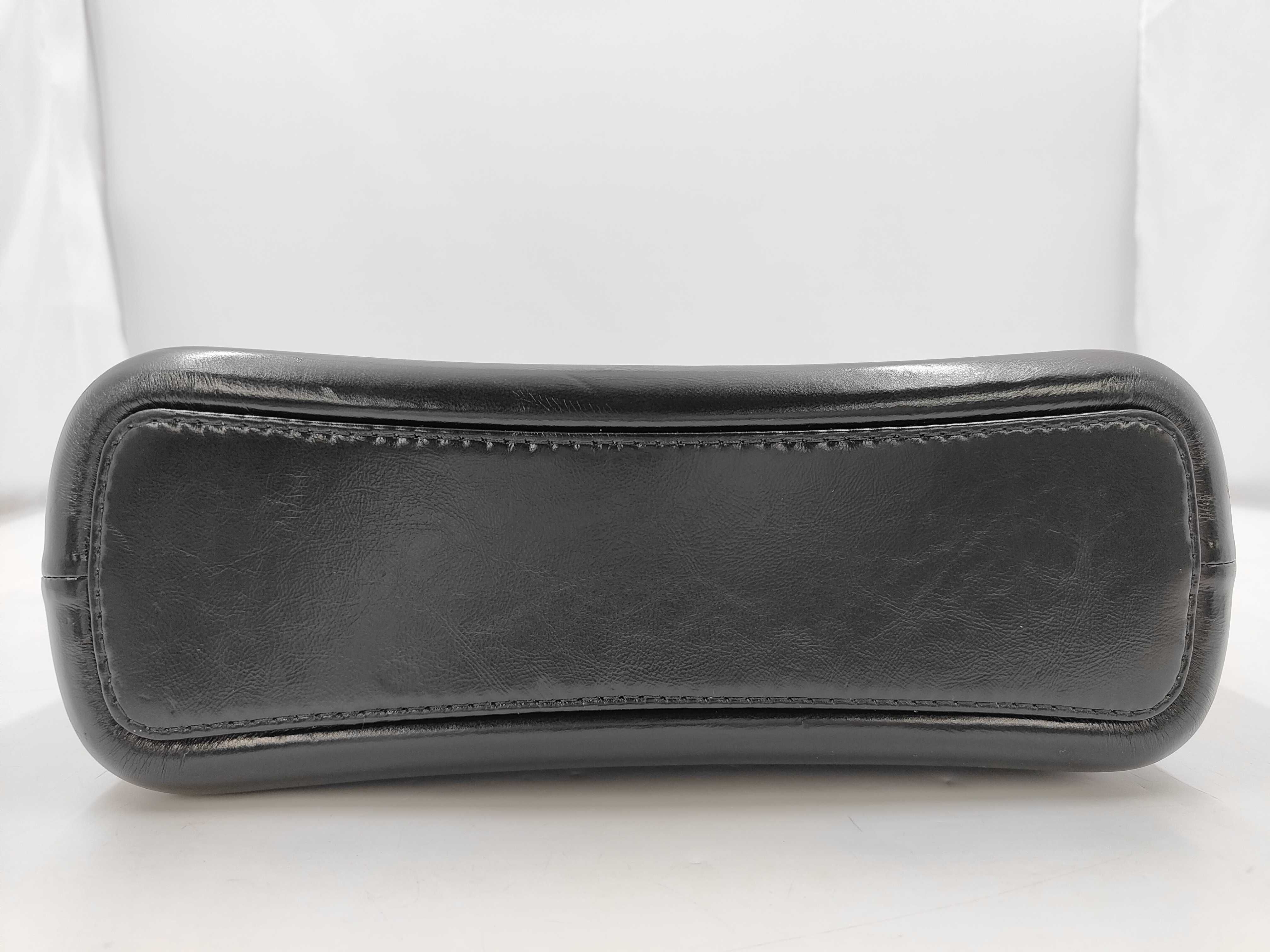 Gabrielle Black Tweed x Calfskin x Sequin Large Shoulder Bag — view 3