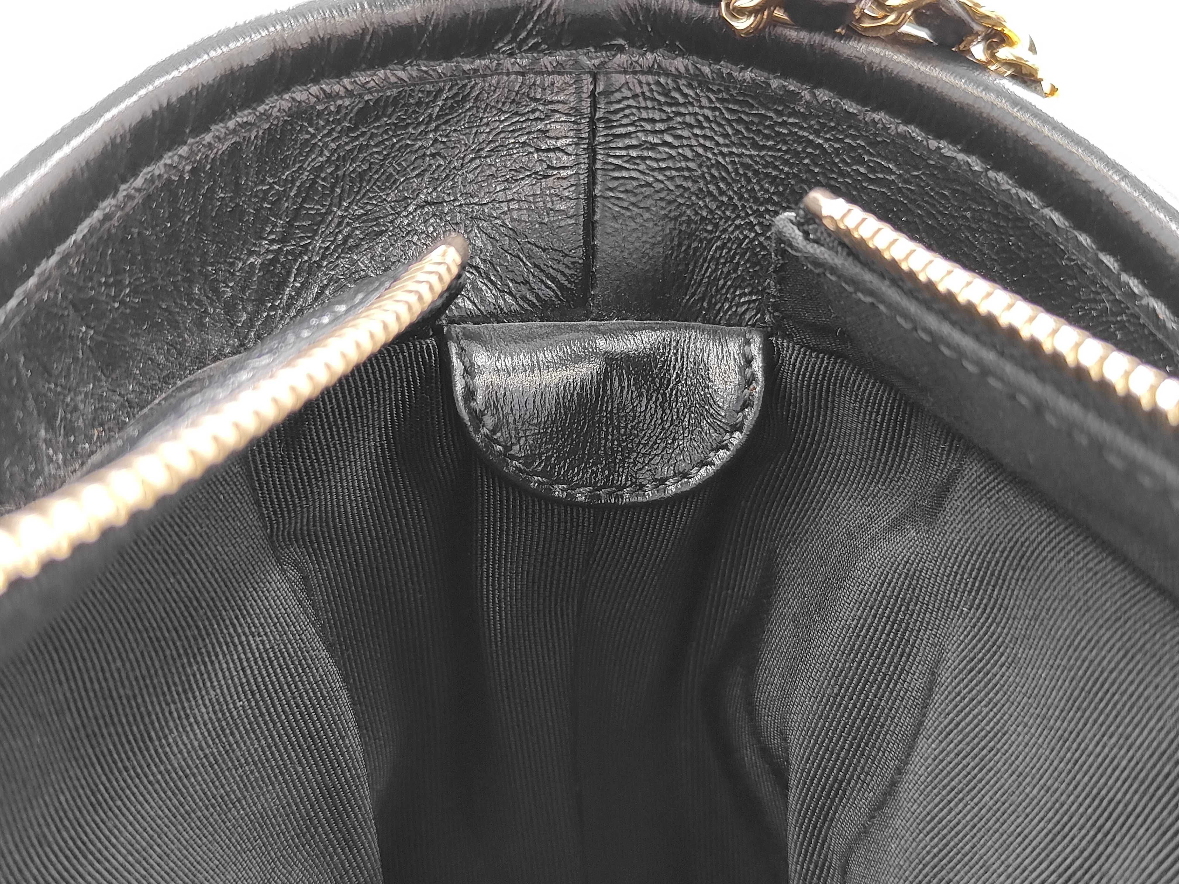 Gabrielle Black Tweed x Calfskin x Sequin Large Shoulder Bag — view 9