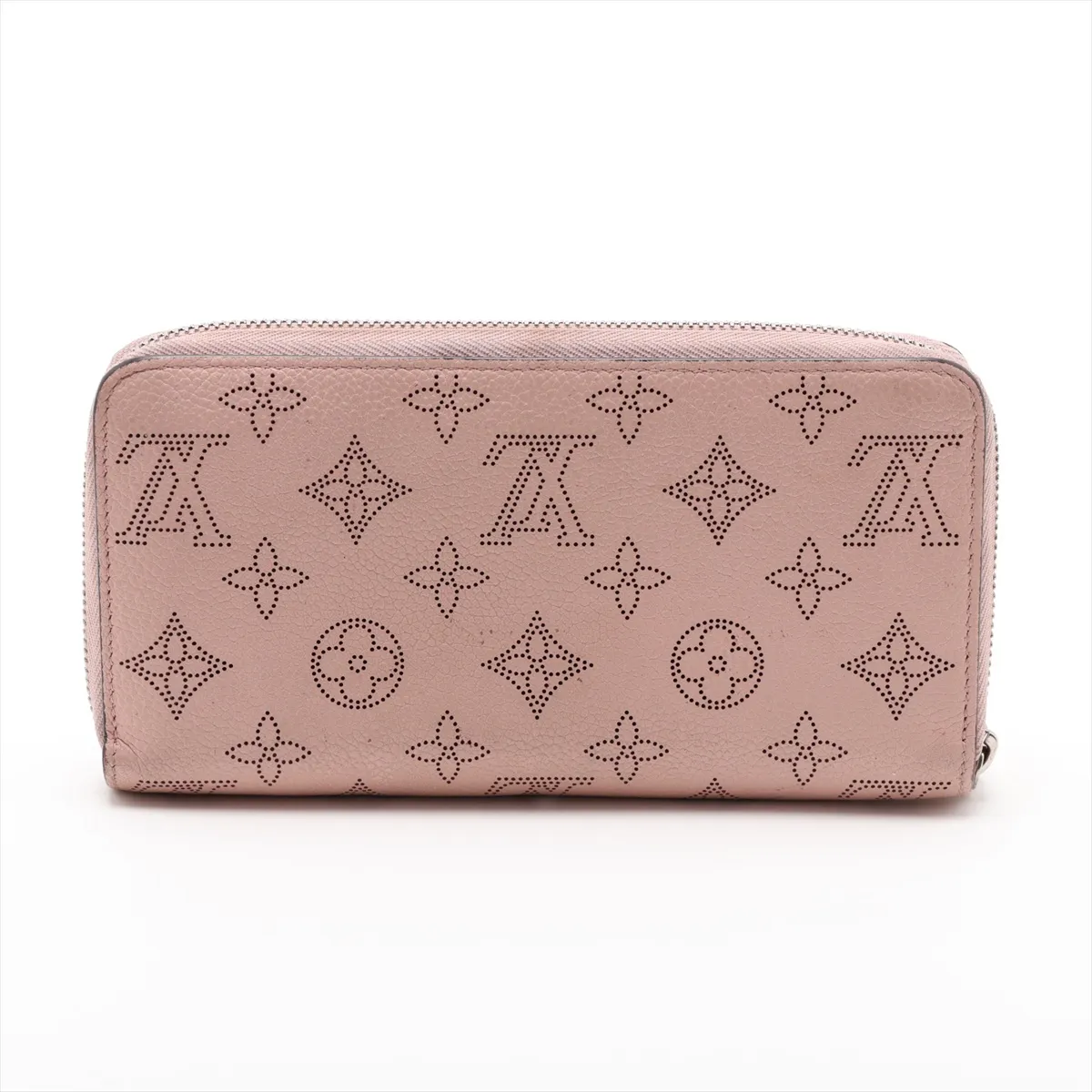 Mahina Zippy Wallet M82755, serial number unknown, Rose Jasmine, round zip wallet — view 2