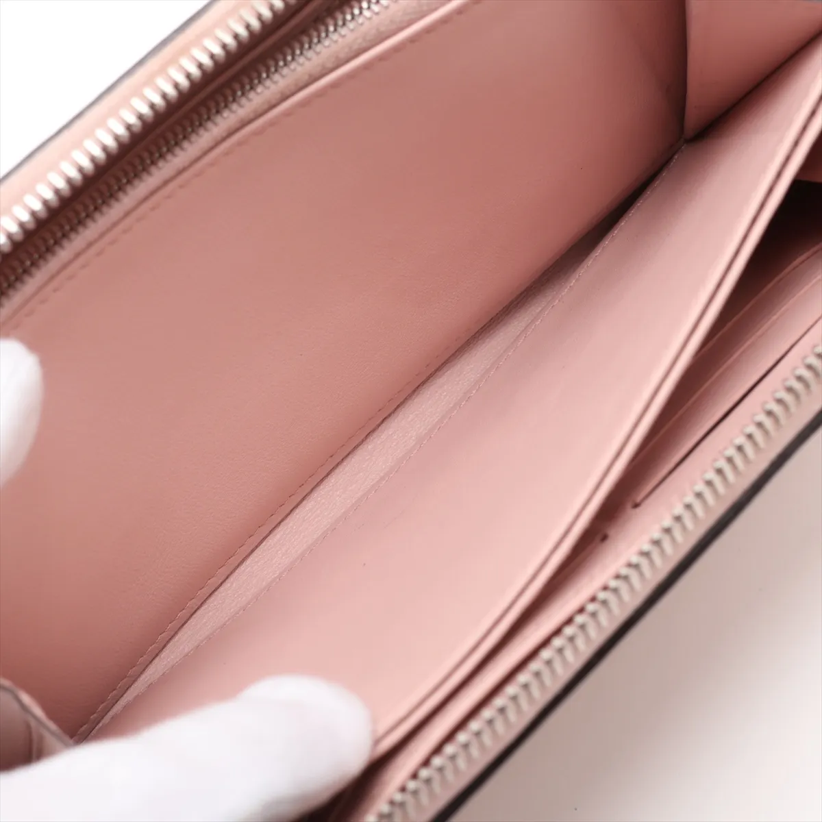 Mahina Zippy Wallet M82755, serial number unknown, Rose Jasmine, round zip wallet — view 5