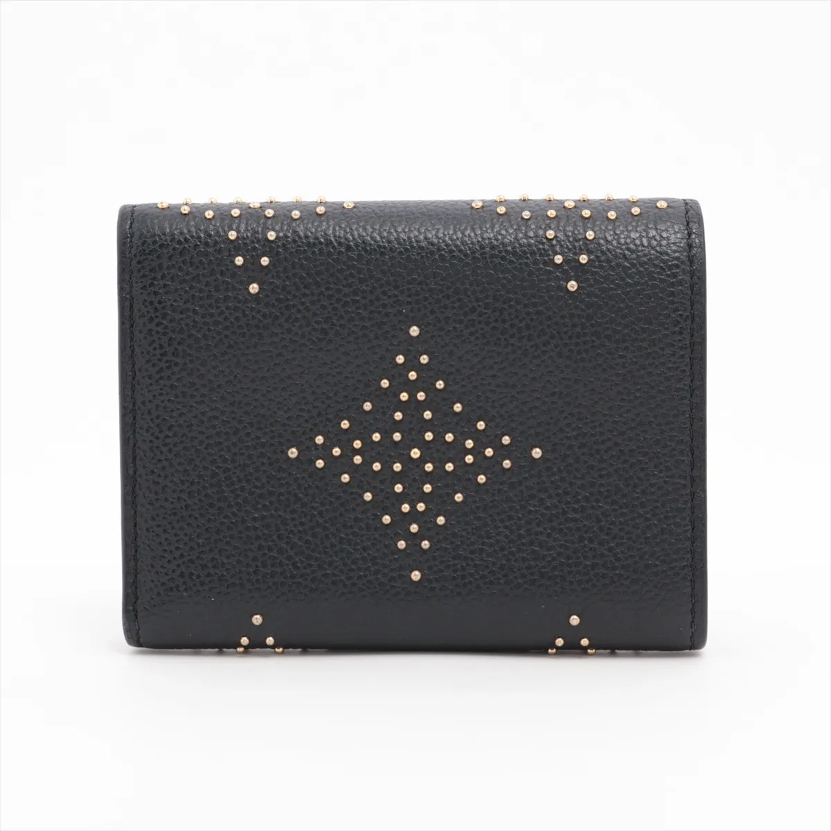 LV logo Portefeuille Victorine M82840 Black Compact Wallet (RFID detected) — view 2