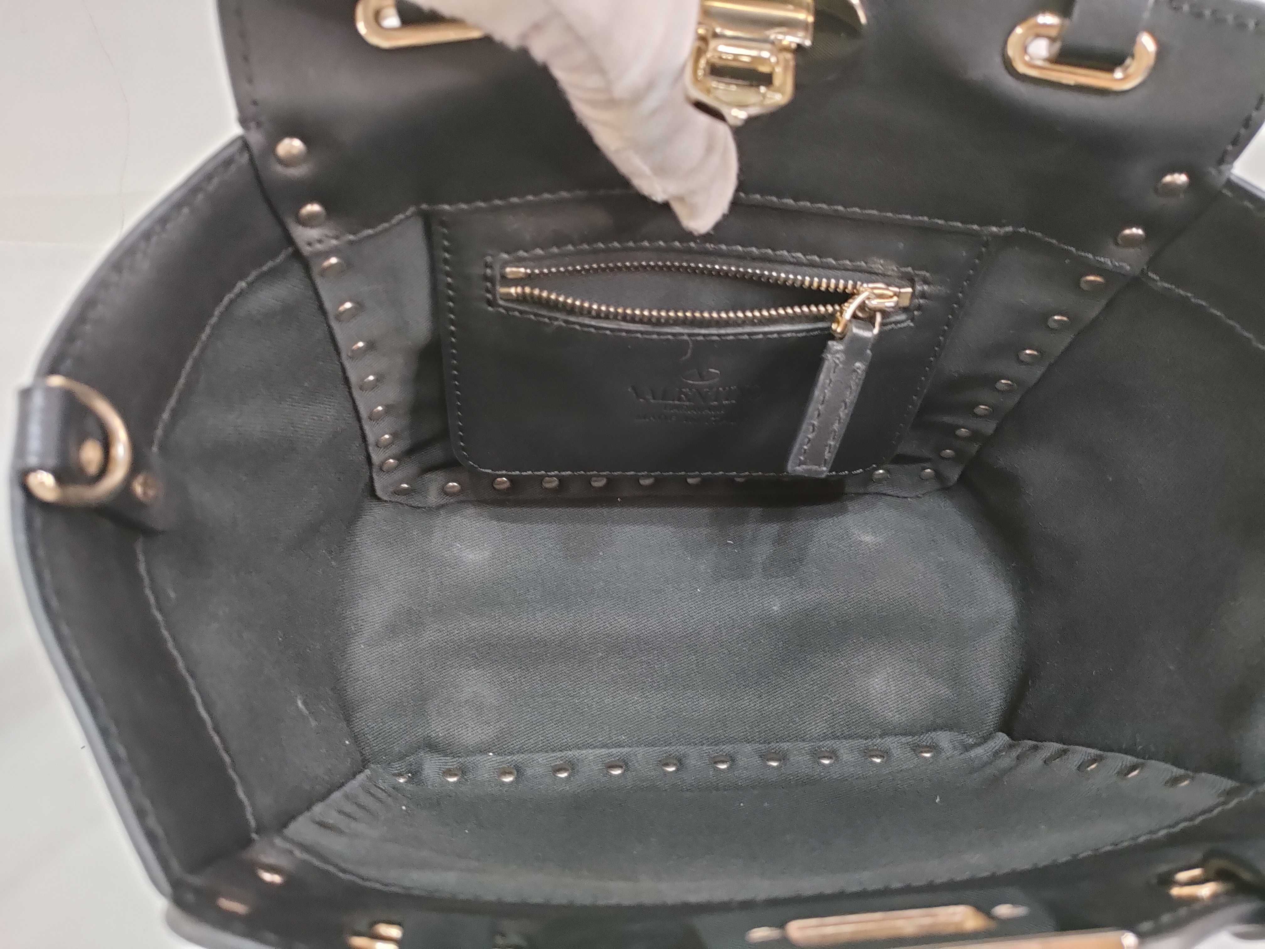 Rockstud Black Tote Bag Shoulder Bag — view 11