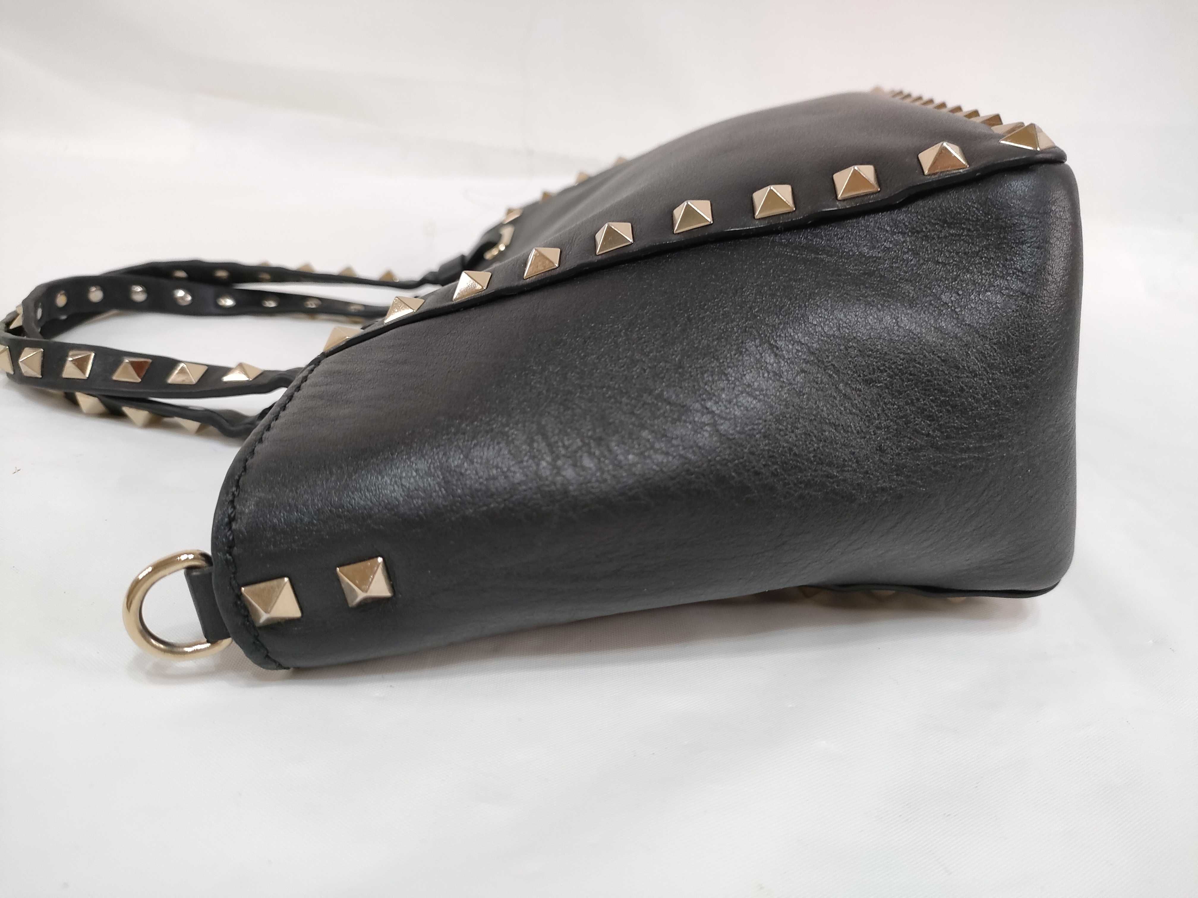 Rockstud Black Tote Bag Shoulder Bag — view 9