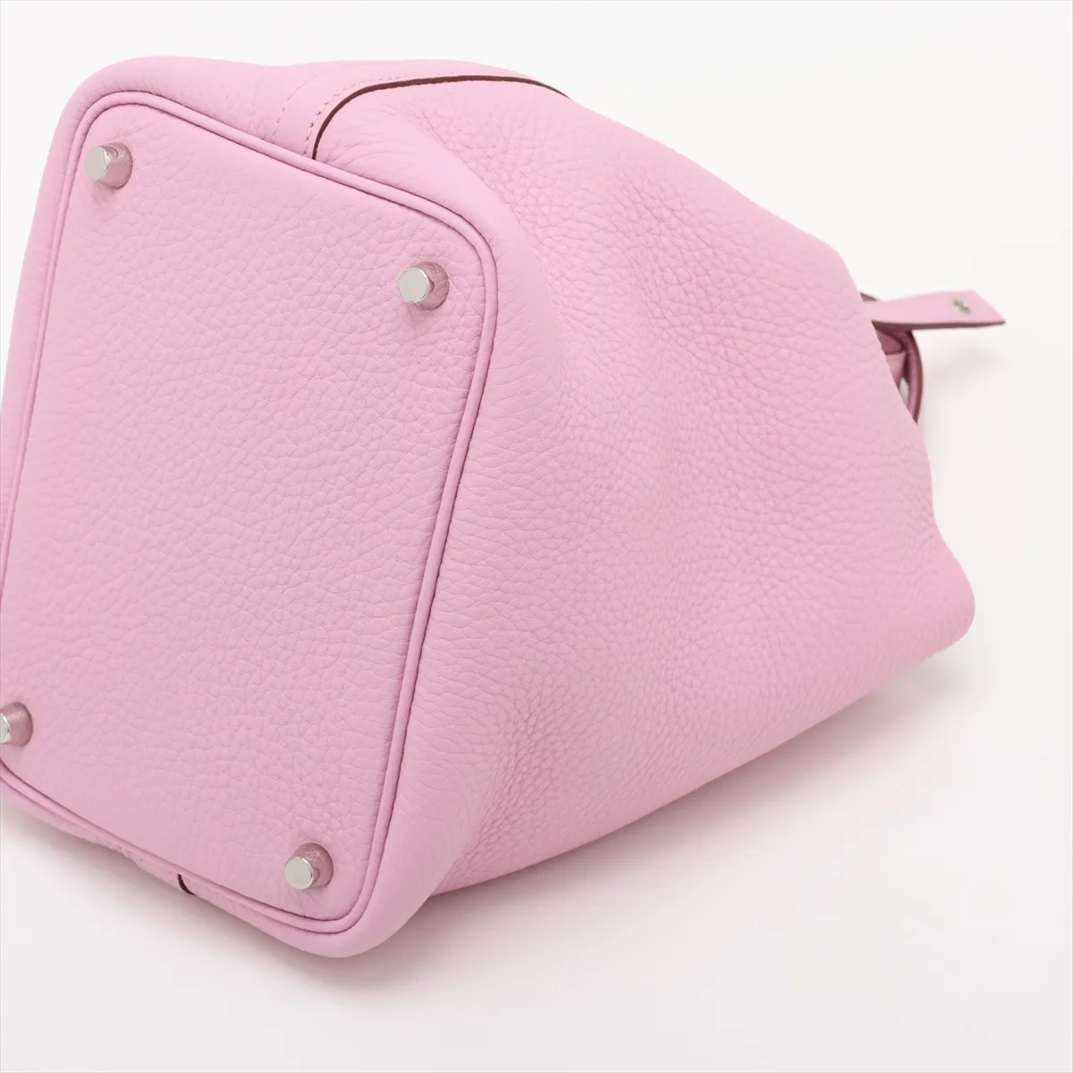 Picotin Lock 18 PM, Taurillon Clemence leather, Mauve Sylvestre, Silver hardware, Z: 2021 — view 3