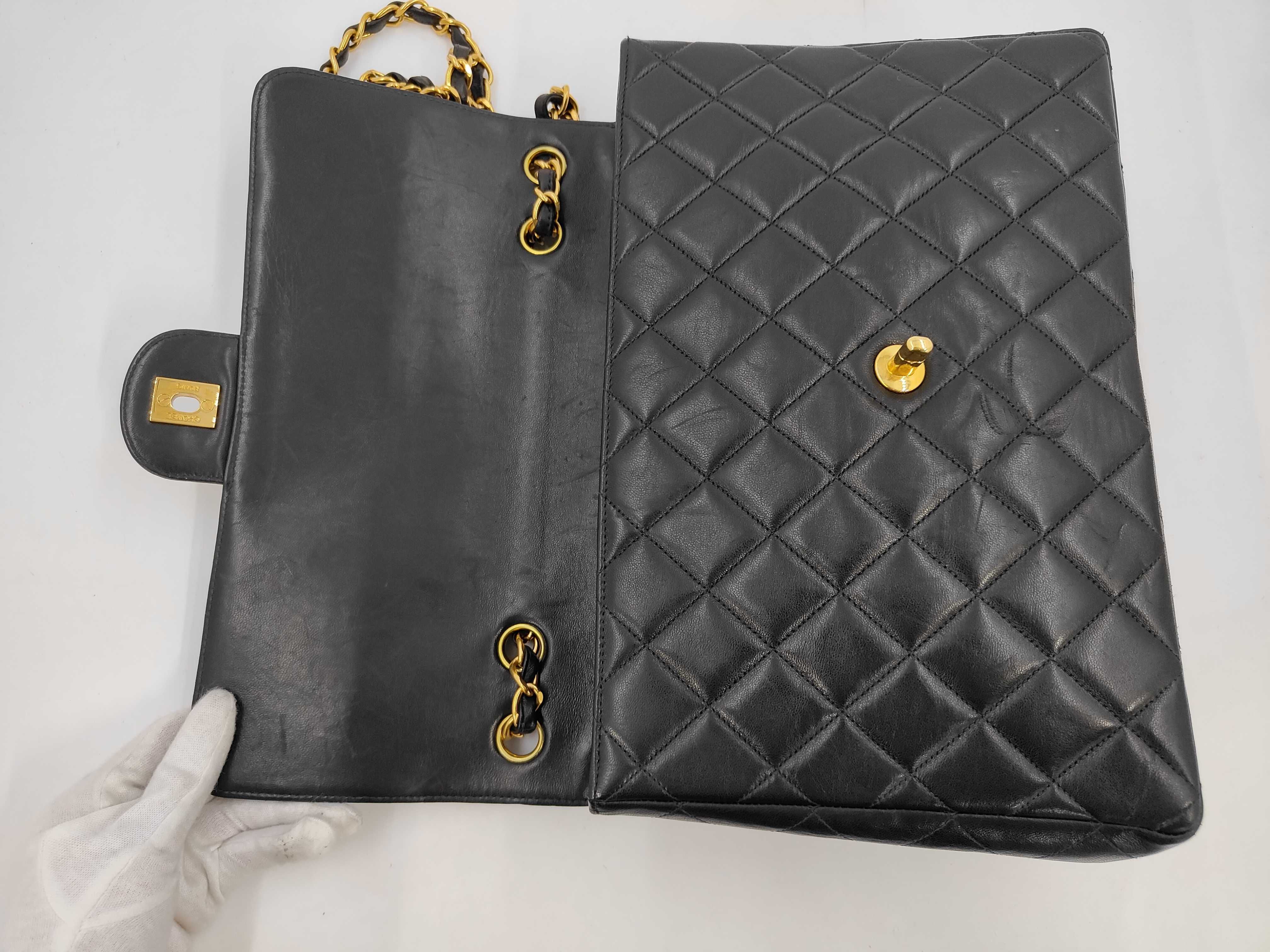 Large Matelassé 30 Lambskin Shoulder Bag — view 8