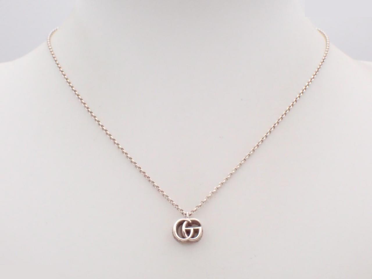 Double G Arabesque Necklace, SV925, 5.3g, Chain approx. 42cm — view 3