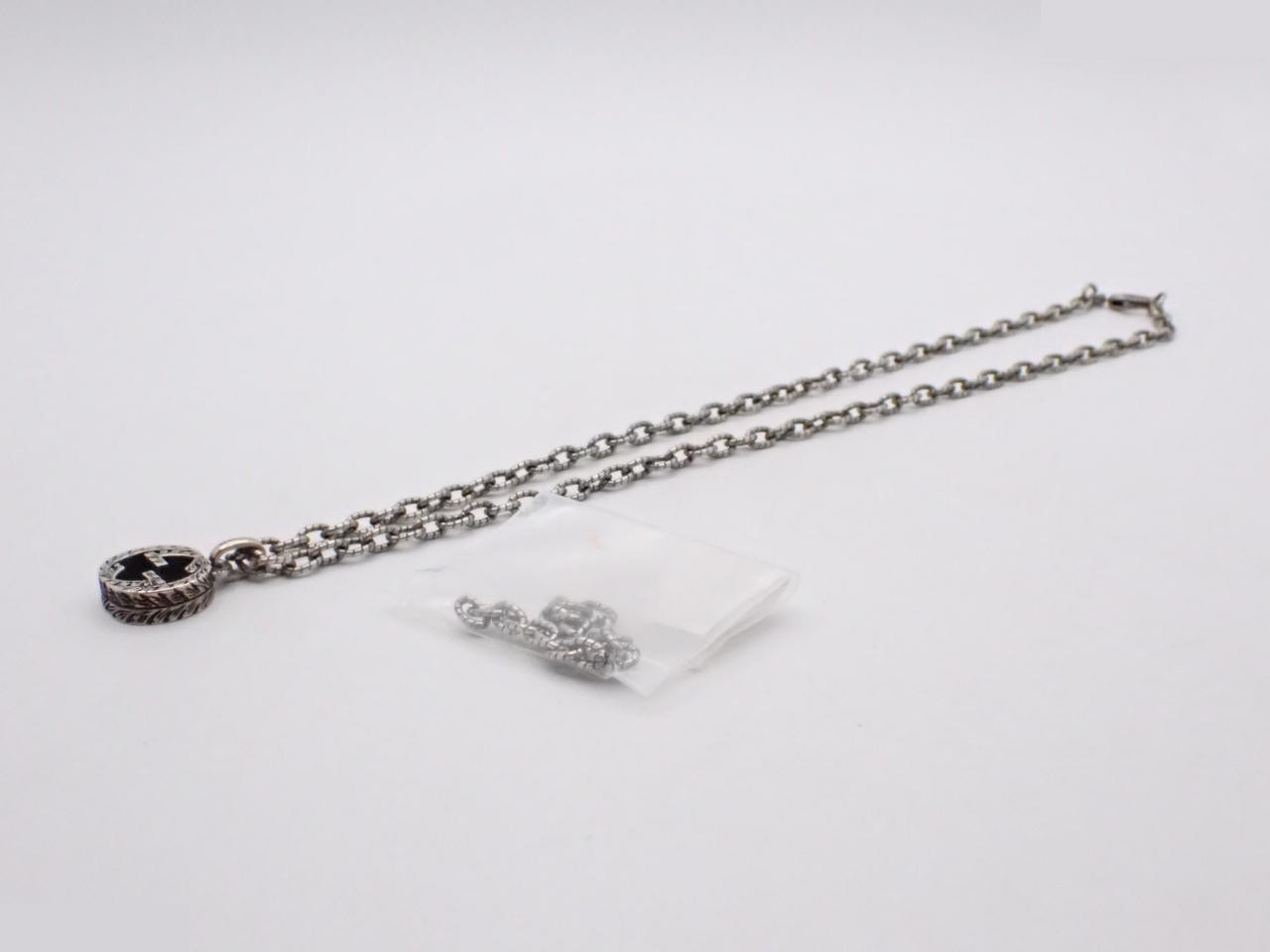 Sterling silver (925), 20.2g necklace, chain approximately 44cm. — view 3