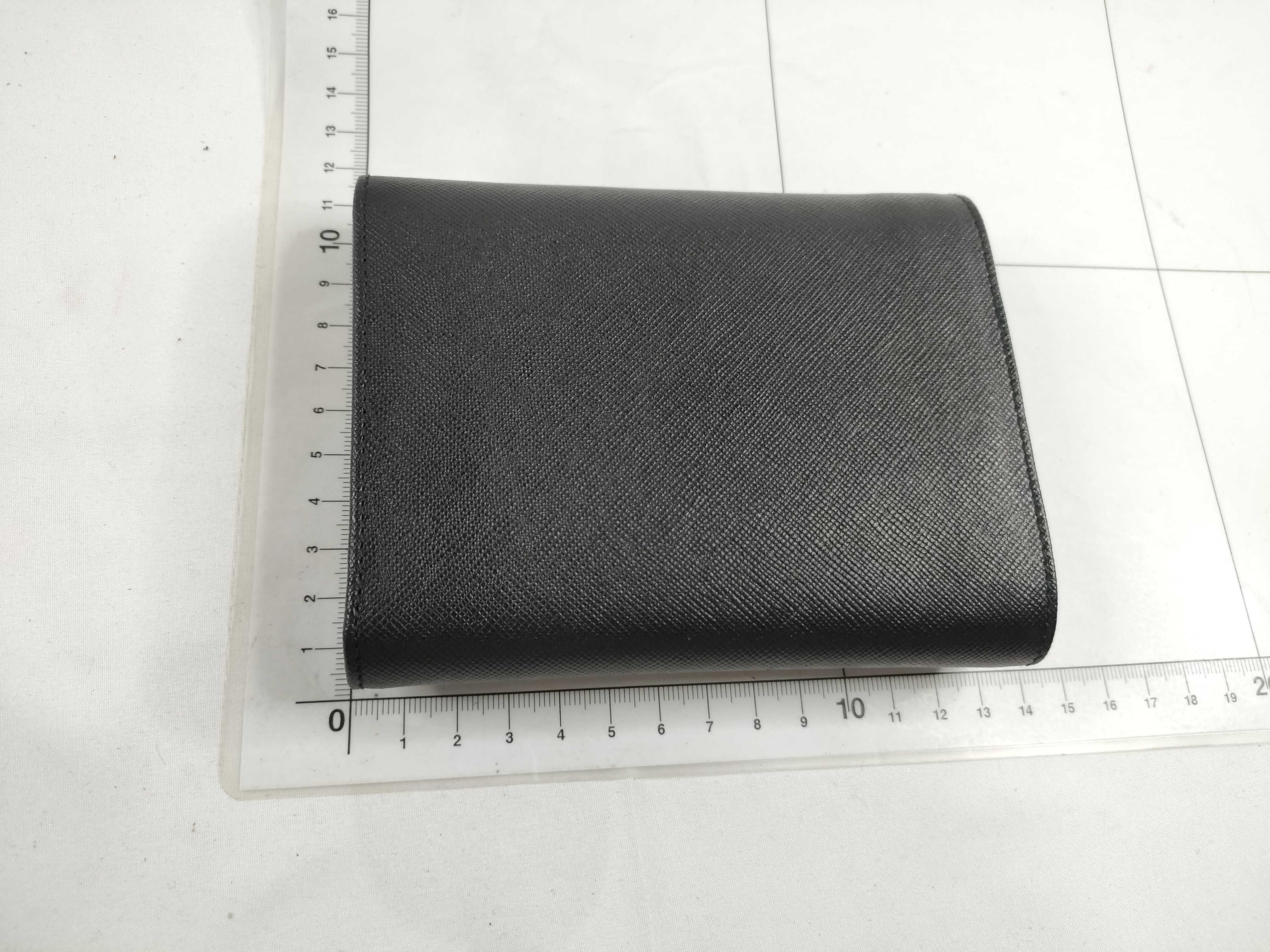 Leather Wallet, Black — view 2