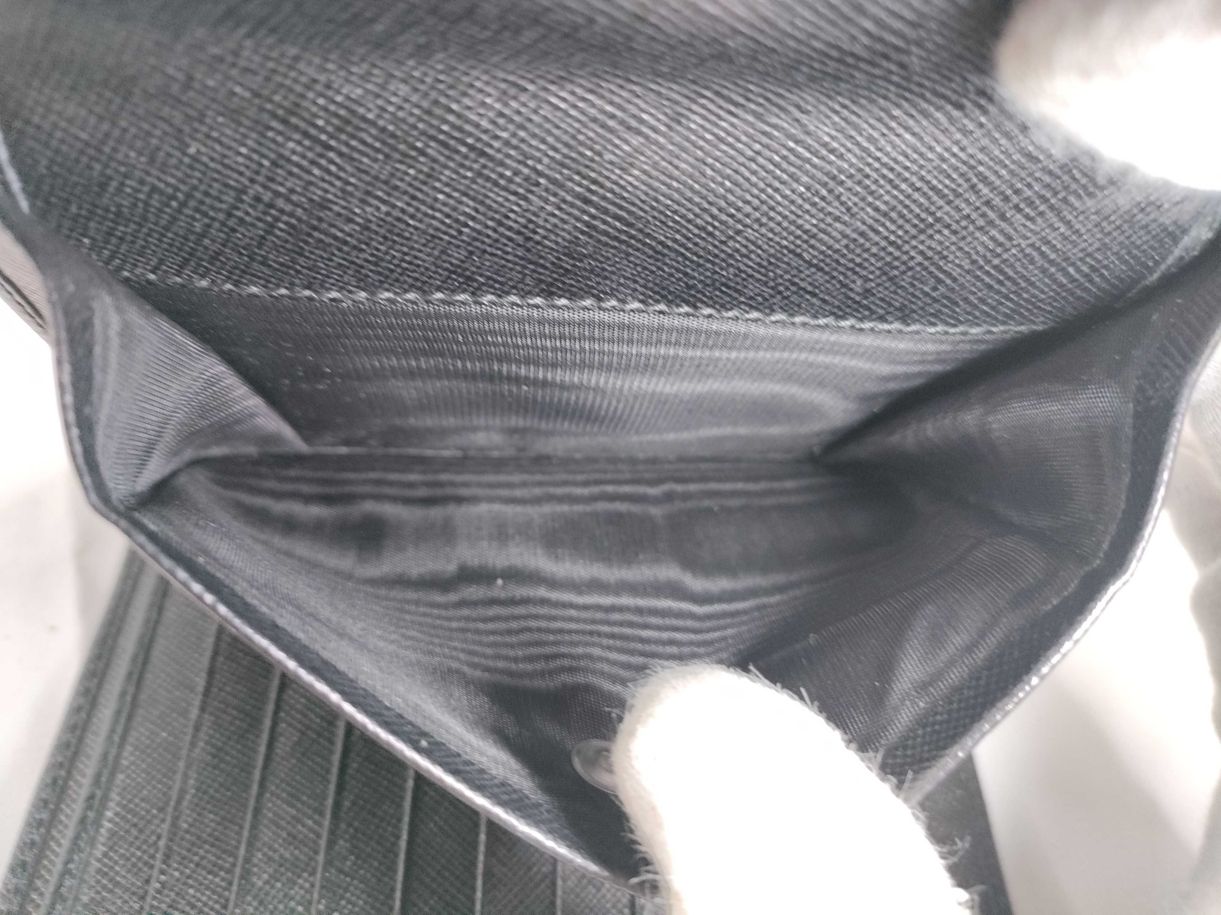 Leather Wallet, Black — view 12