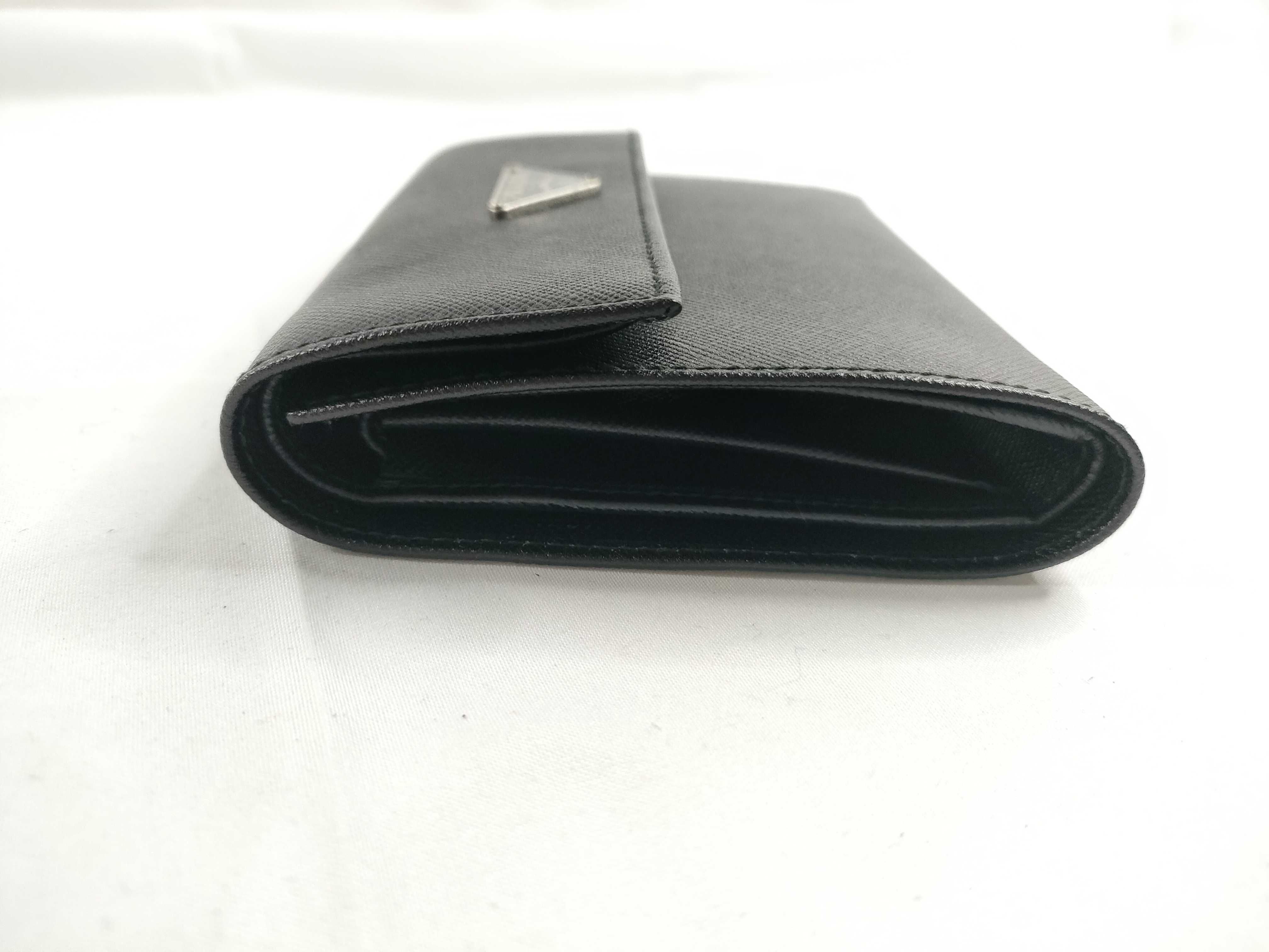 Leather Wallet, Black — view 5