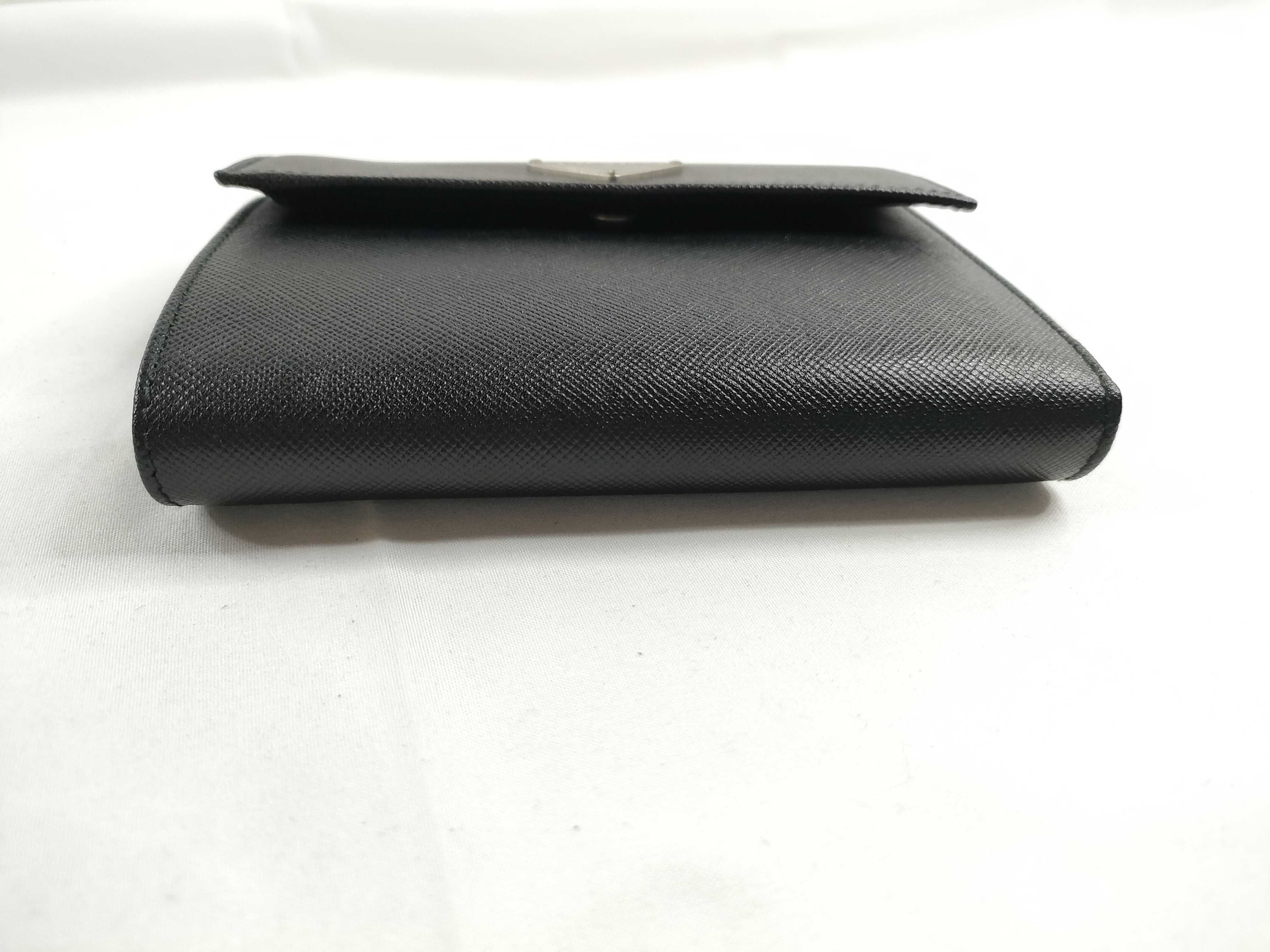 Leather Wallet, Black — view 6