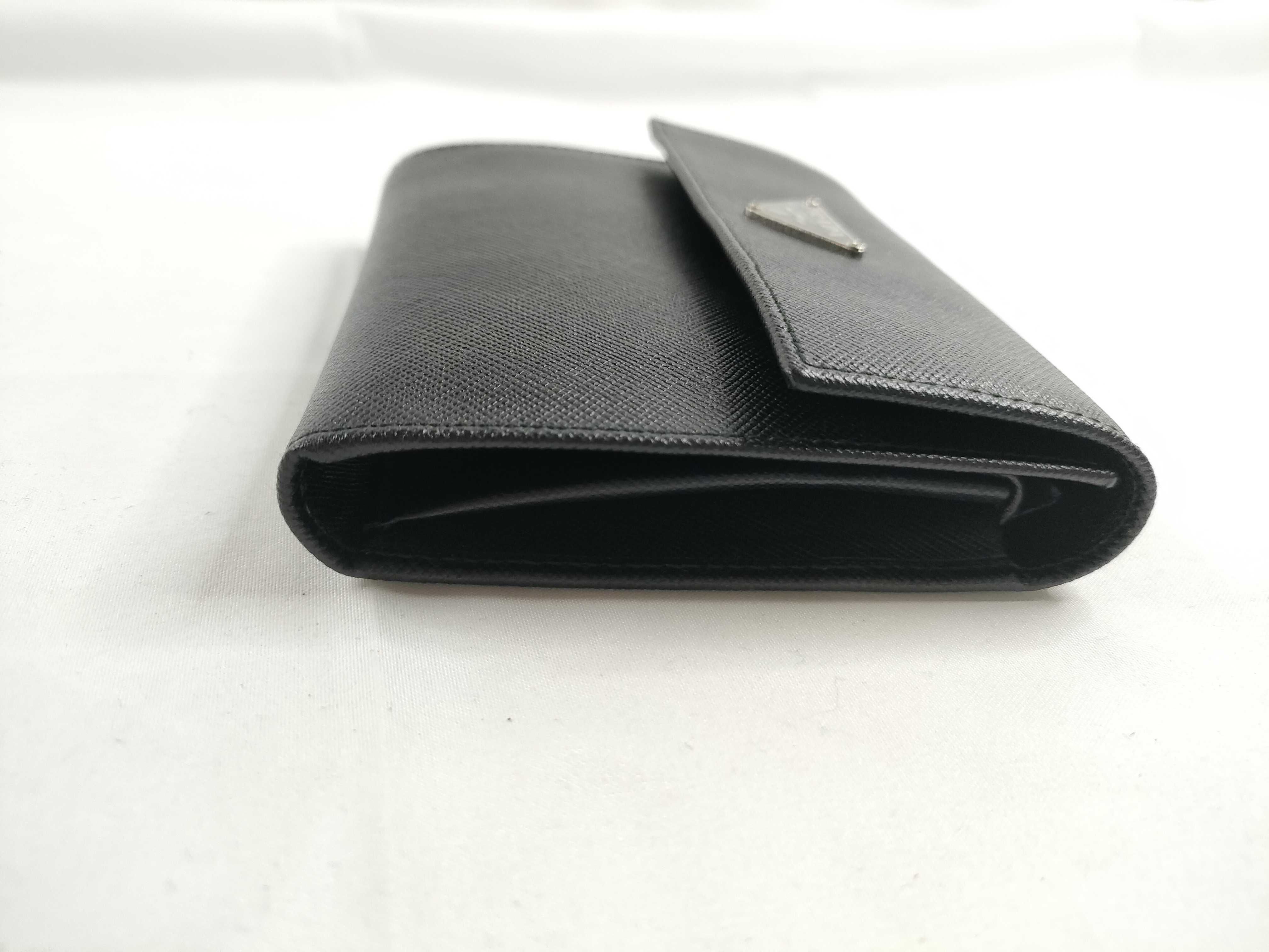 Leather Wallet, Black — view 7