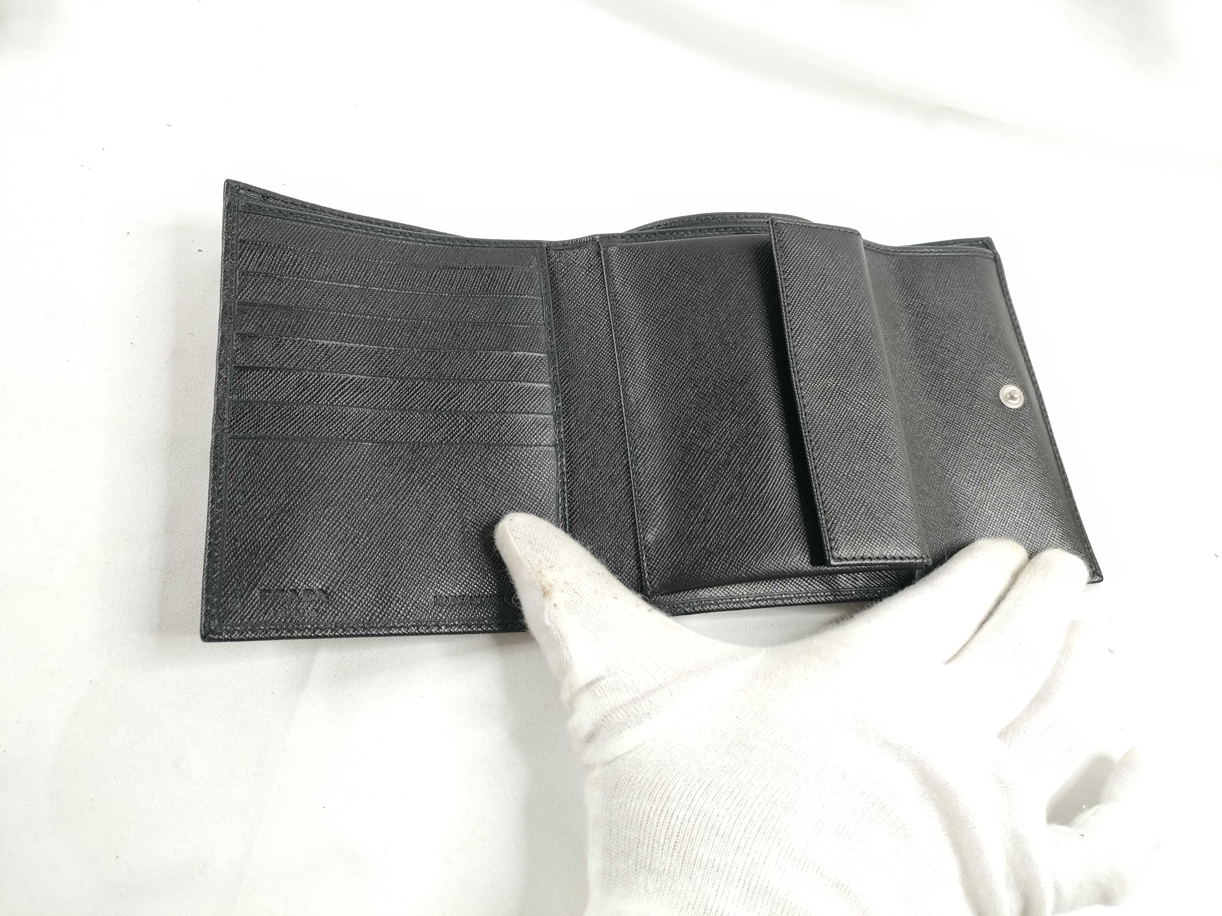 Leather Wallet, Black — view 8